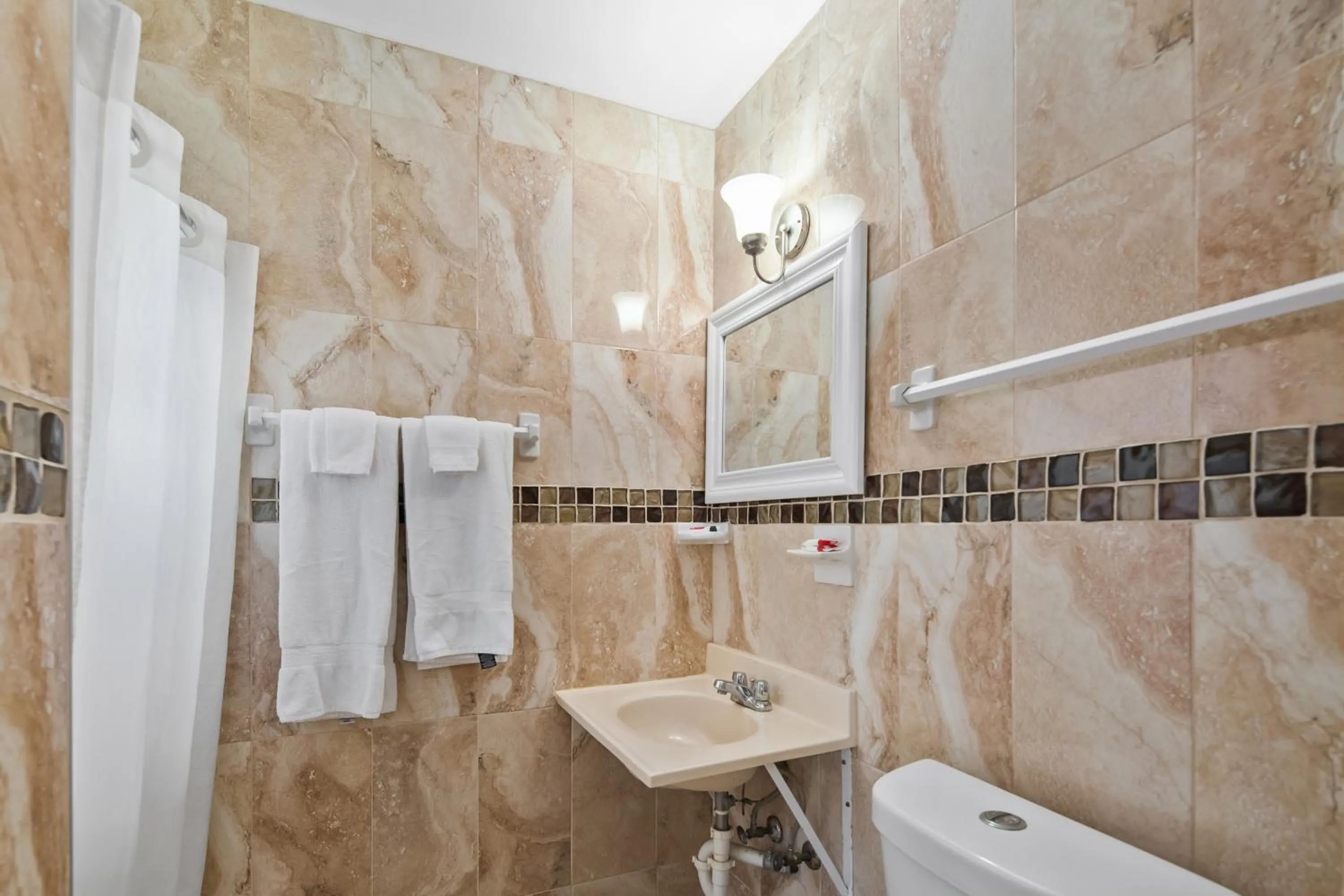 Bathroom in Tamiami Motel