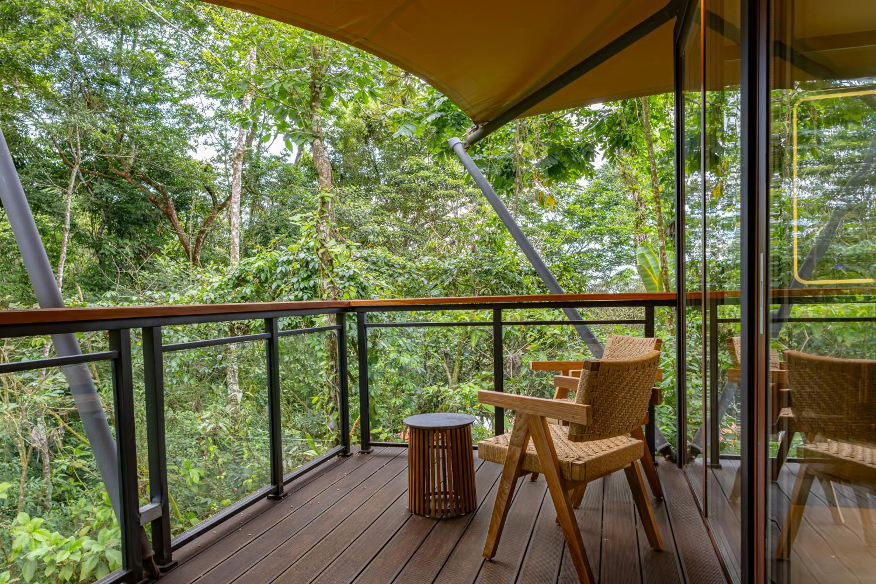 Balcony/Terrace in Tifakara Boutique Hotel & Birding Oasis