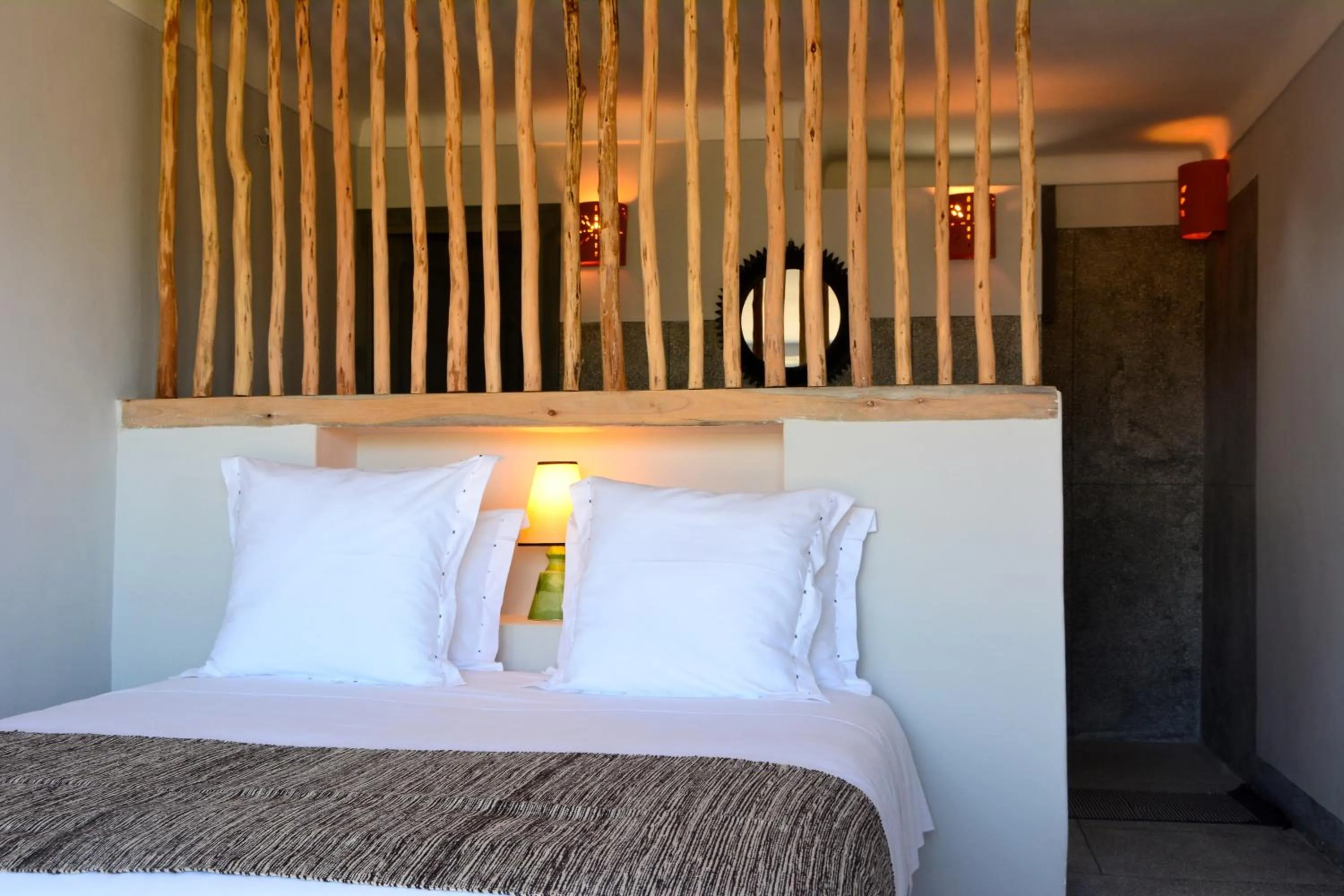 Decorative detail, Bed in Kasbah Beldi