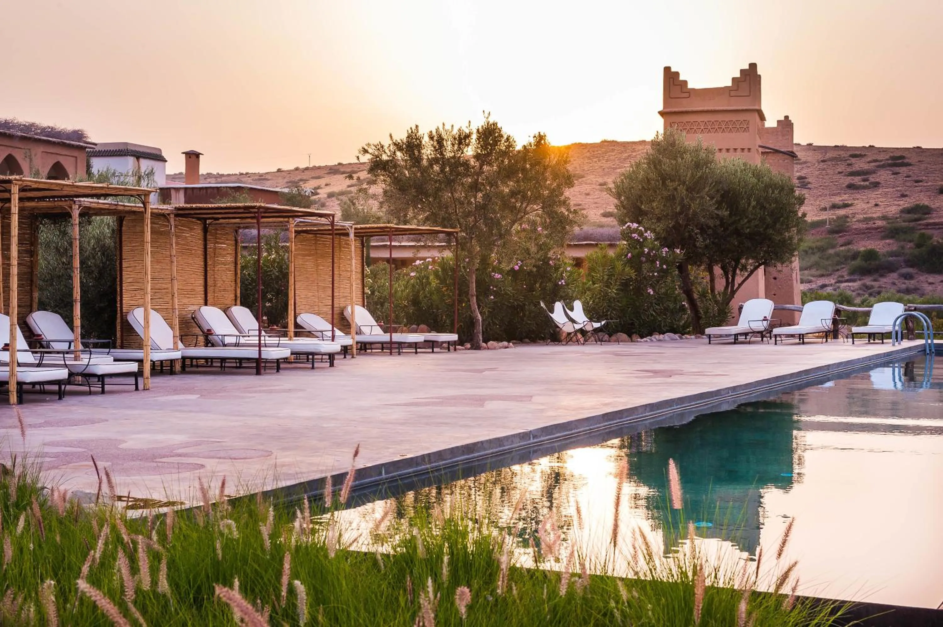 Swimming pool in Kasbah Beldi