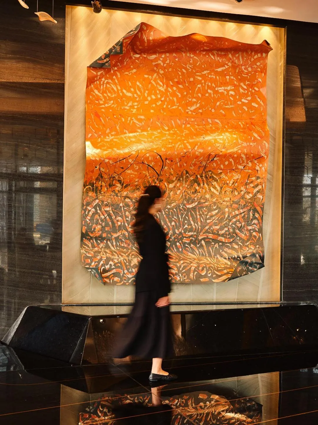 Decorative detail in Mandarin Oriental Downtown, Dubai