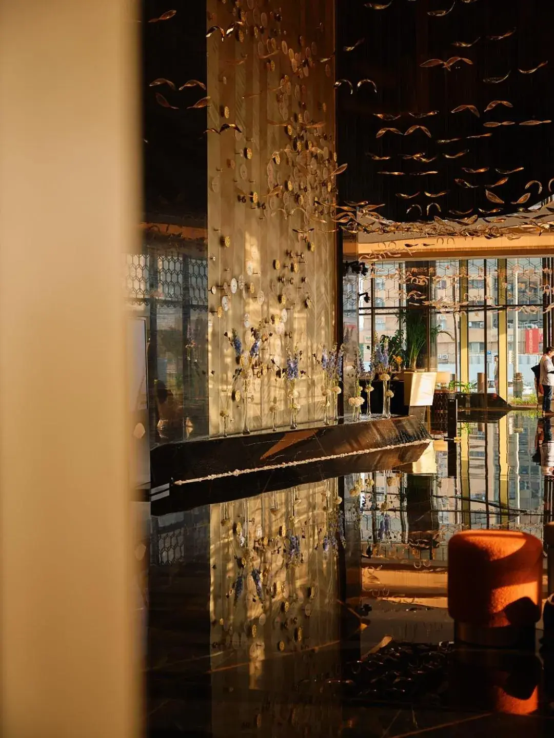 Facade/entrance in Mandarin Oriental Downtown, Dubai Facade/entrance in Mandarin Oriental Downtown, Dubai