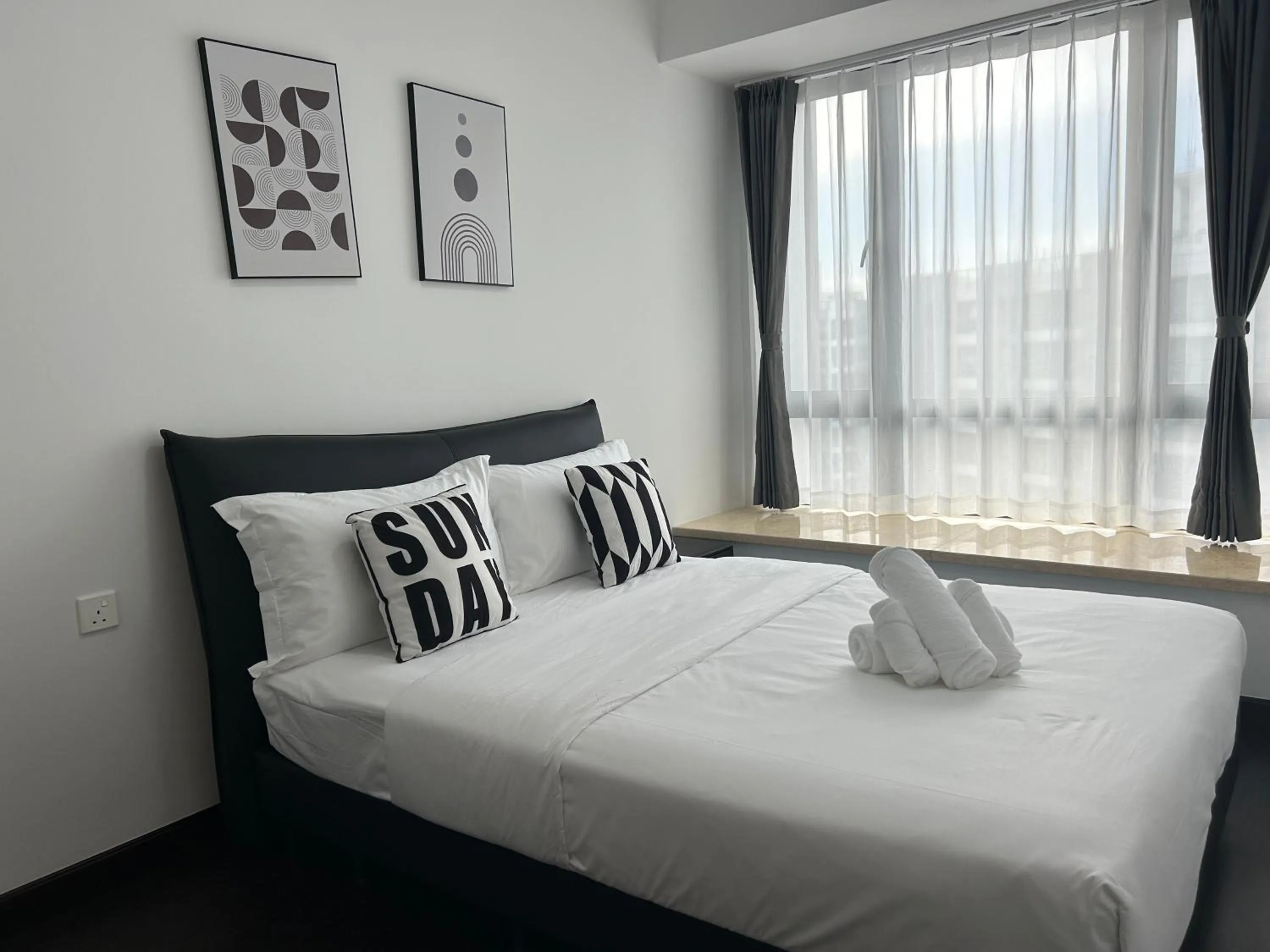 Bed in R&F Princess Cove Cozy&Boutique Homestay By Wan Li Property Management