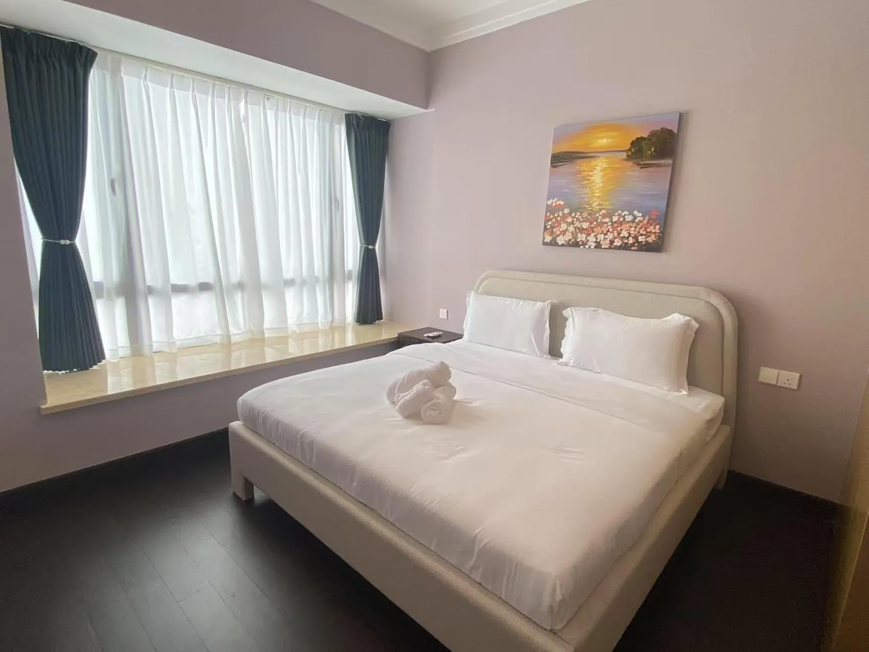 Bed in R&F Princess Cove Cozy&Boutique Homestay By Wan Li Property Management