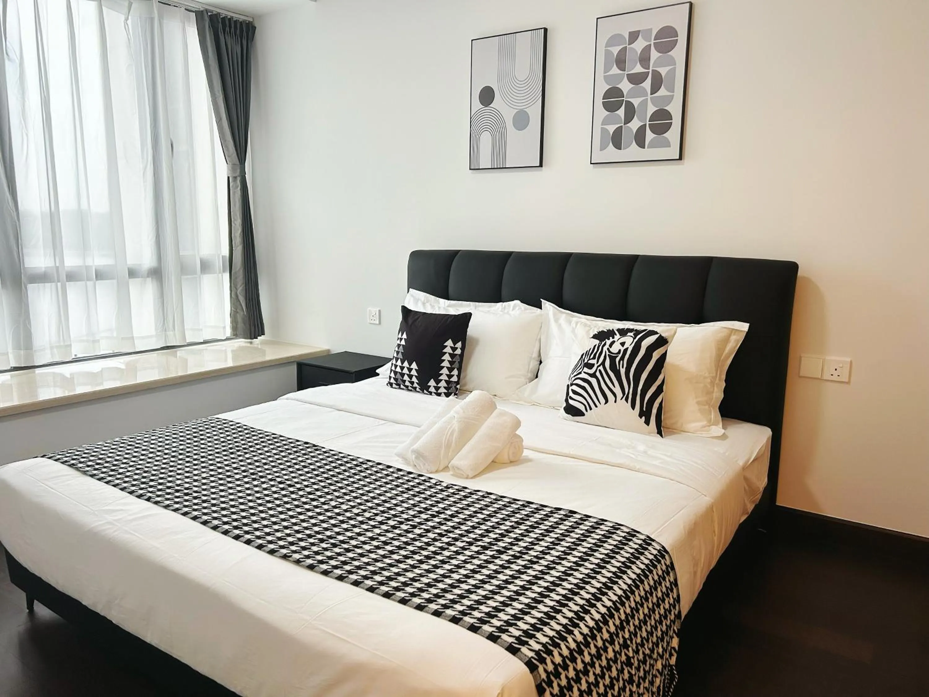 Bed in R&F Princess Cove Cozy&Boutique Homestay By Wan Li Property Management