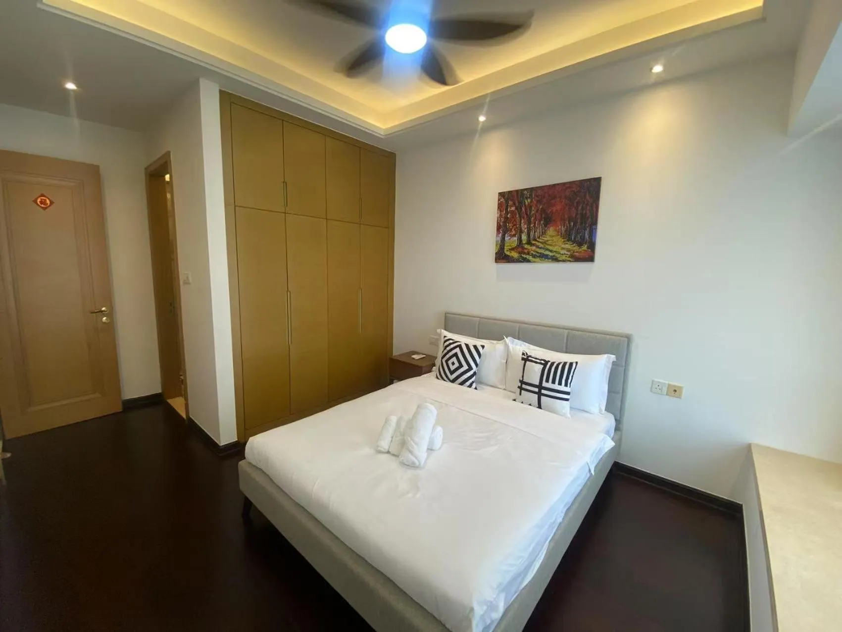 Bed in R&F Princess Cove Cozy&Boutique Homestay By Wan Li Property Management