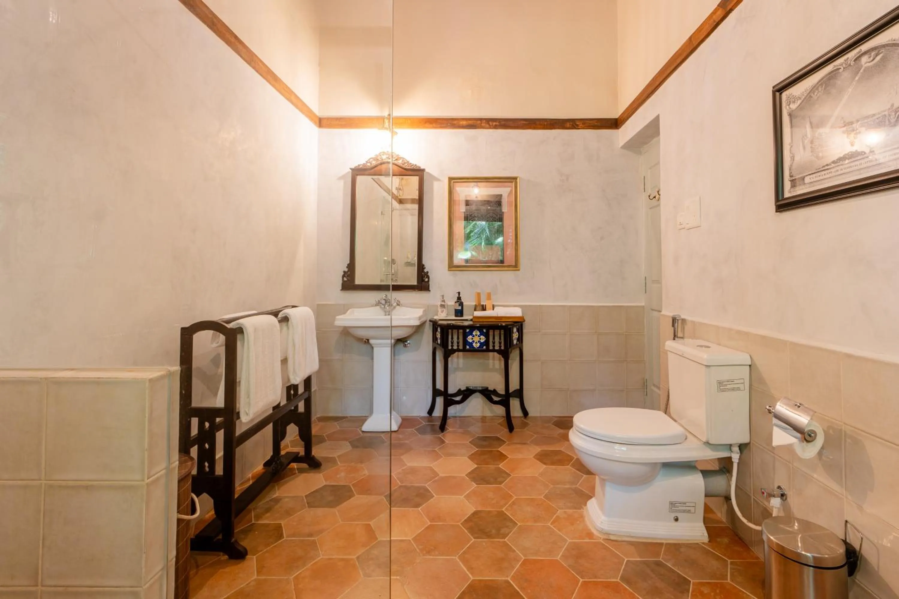 Toilet in Mansao Curtorim - A CGH Earth SAHA Experience