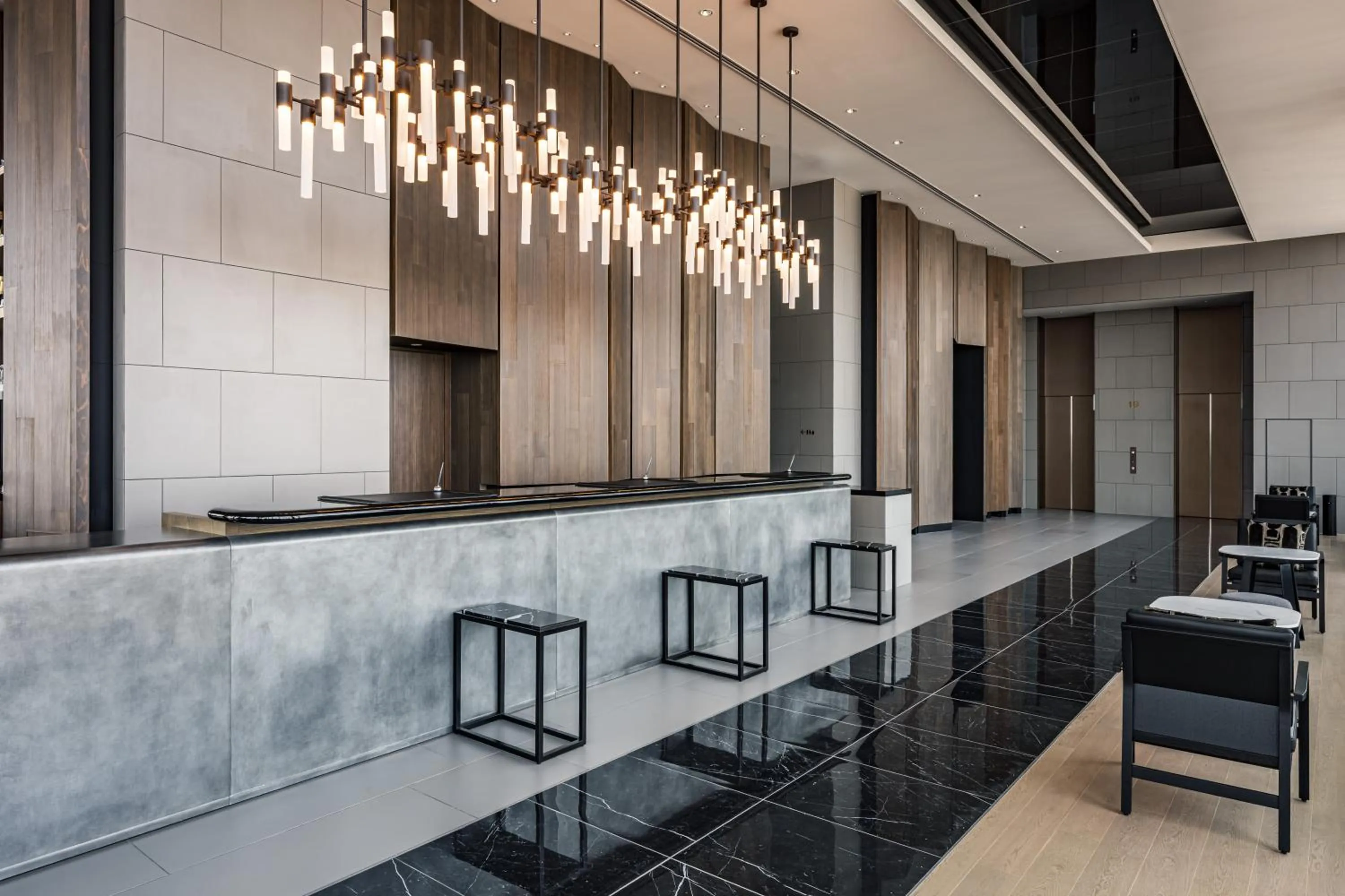 Lobby or reception in The Gate Hotel Fukuoka by Hulic