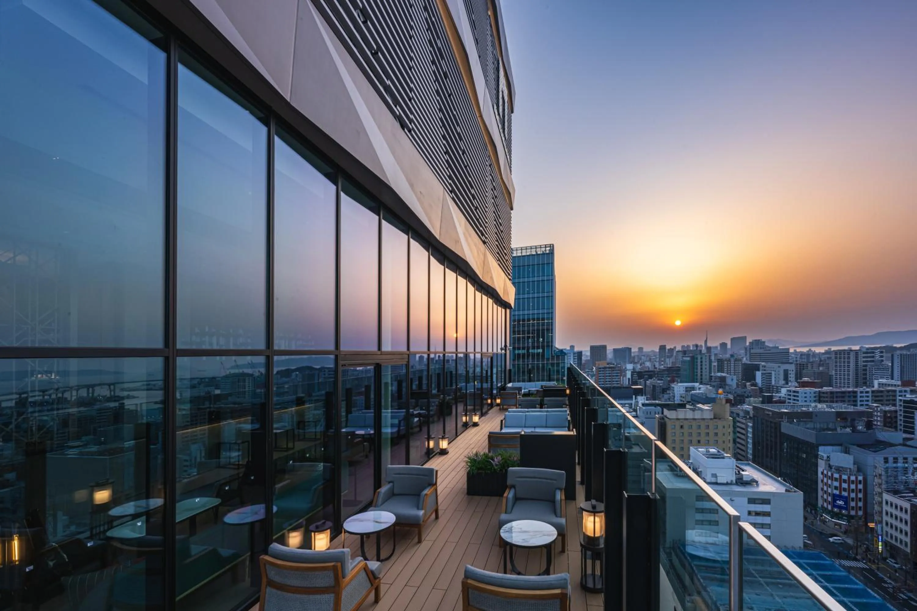 Balcony/Terrace in The Gate Hotel Fukuoka by Hulic