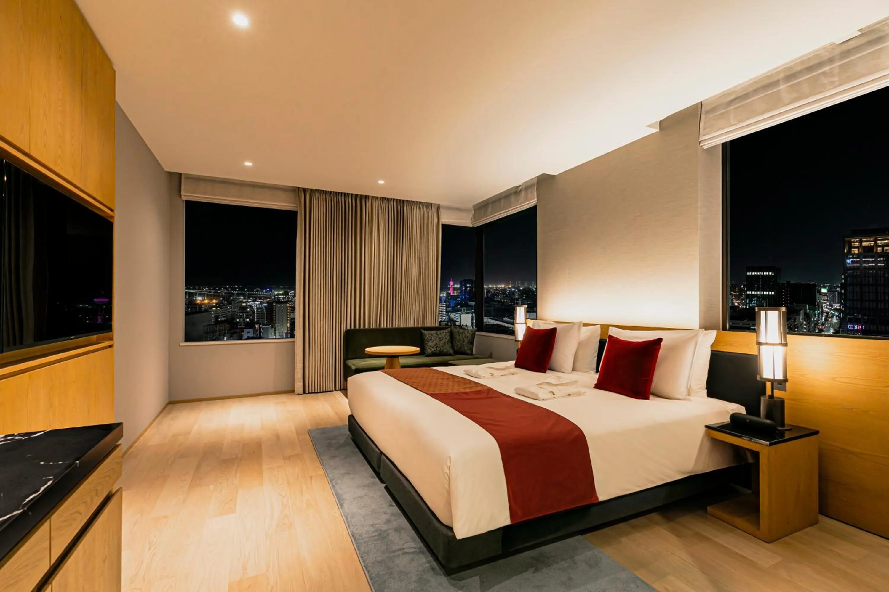 Bed in The Gate Hotel Fukuoka by Hulic