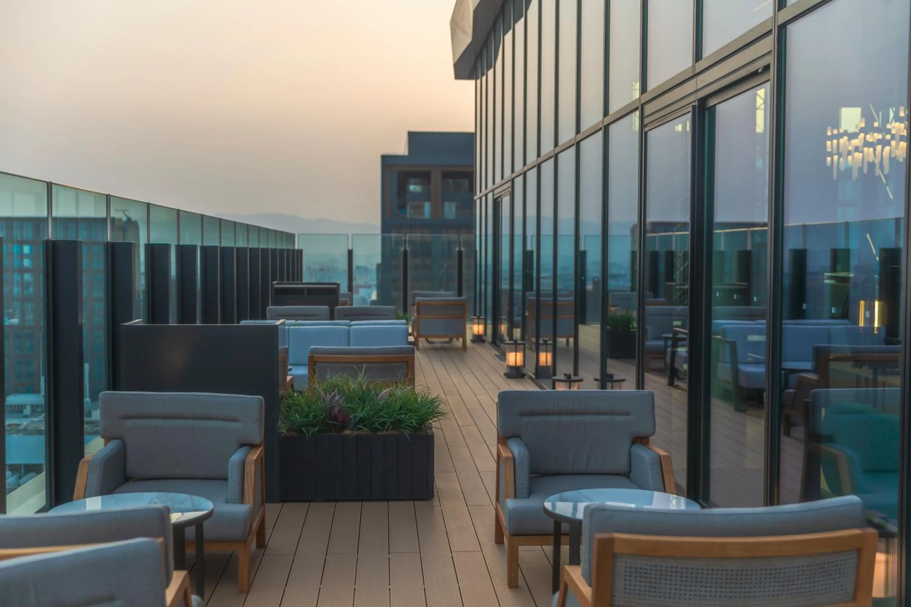 Balcony/Terrace in The Gate Hotel Fukuoka by Hulic