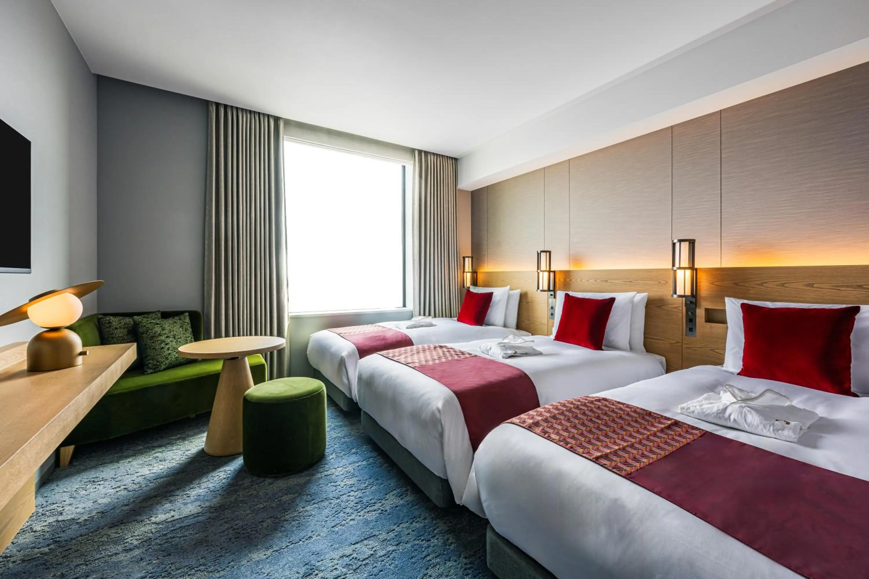 Bed in The Gate Hotel Fukuoka by Hulic