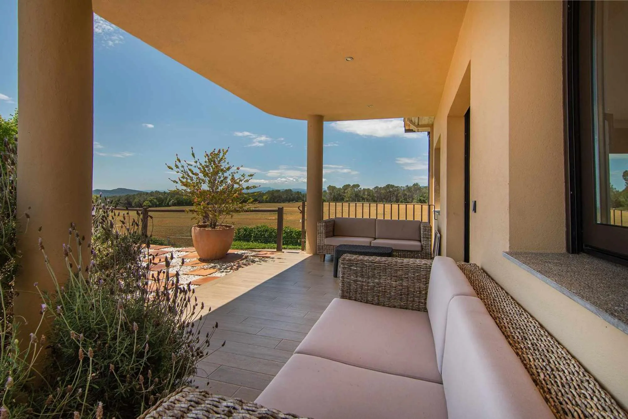 Balcony/Terrace in Villa de vacaciones con encanto - El Serrat