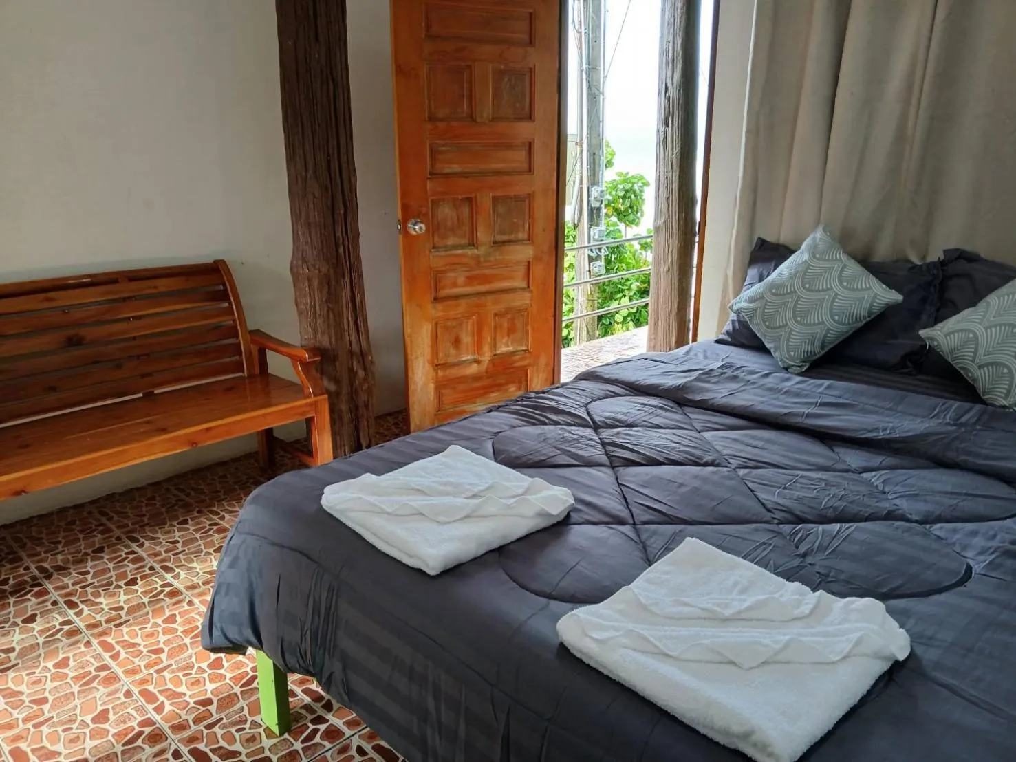 Bed in Ao Yai Homestay Koh Kood