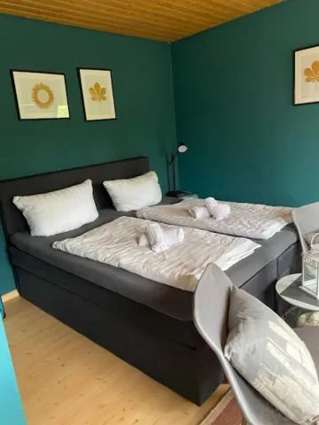 Bed in Pension Haus Meeresgruss