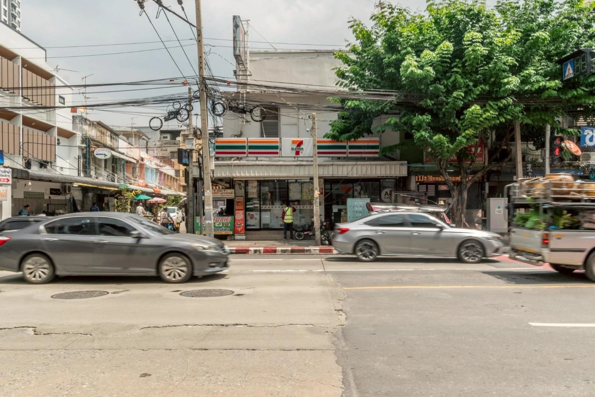 Street view in Cozy Corner Bangpho