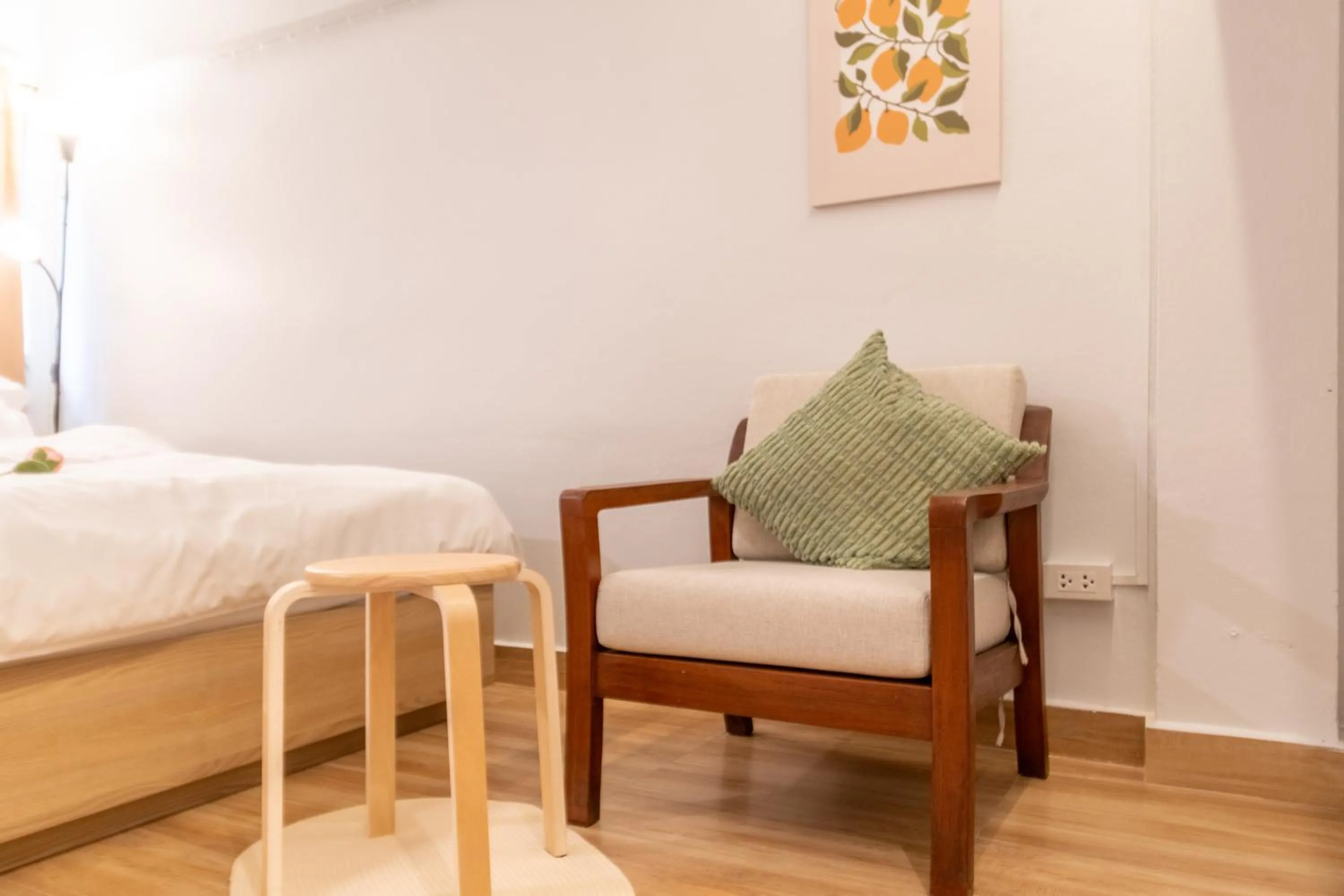 Seating area, Bed in Cozy Corner Bangpho