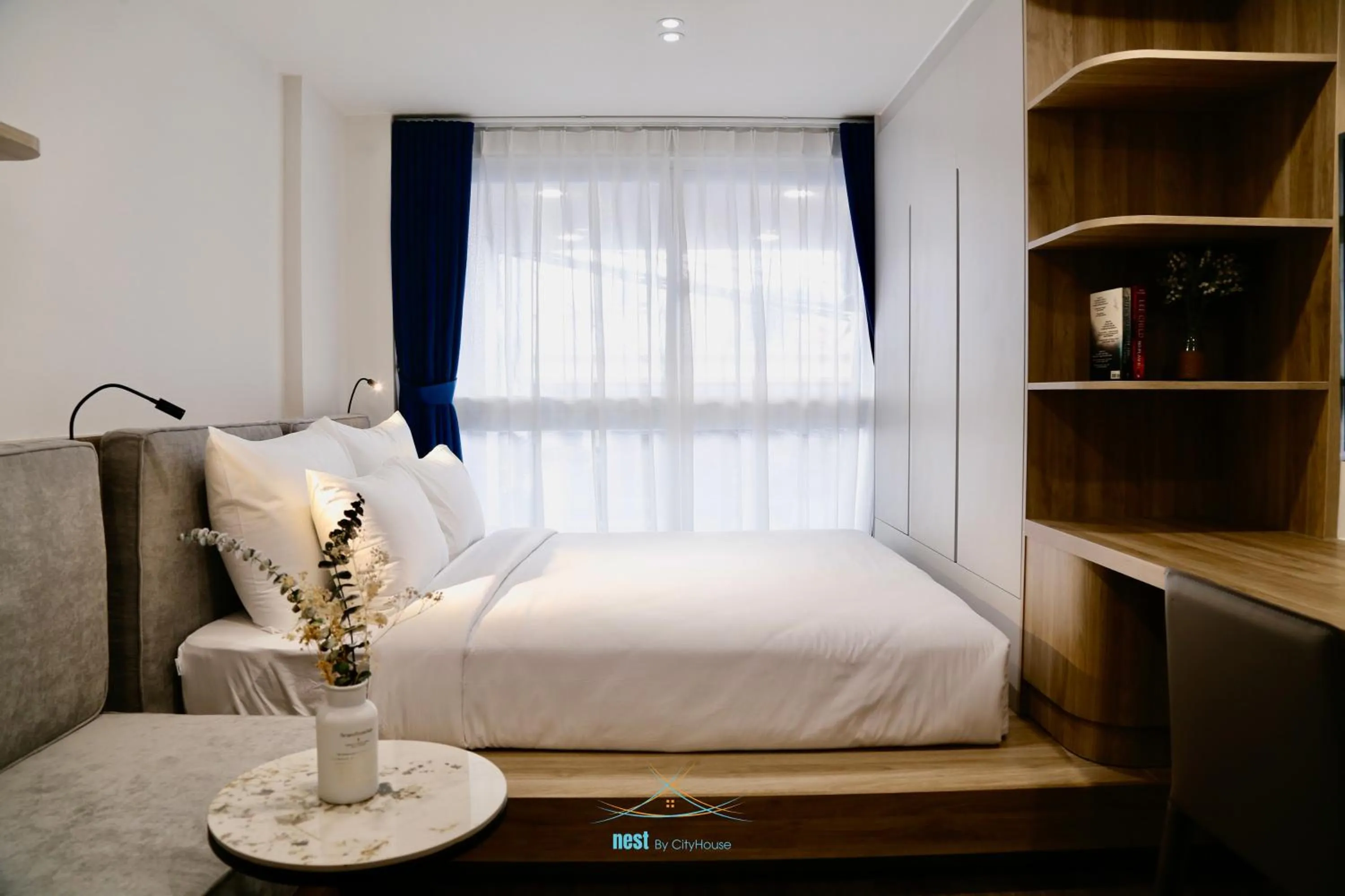 Bed in Cityhouse - Nest Minh Khai