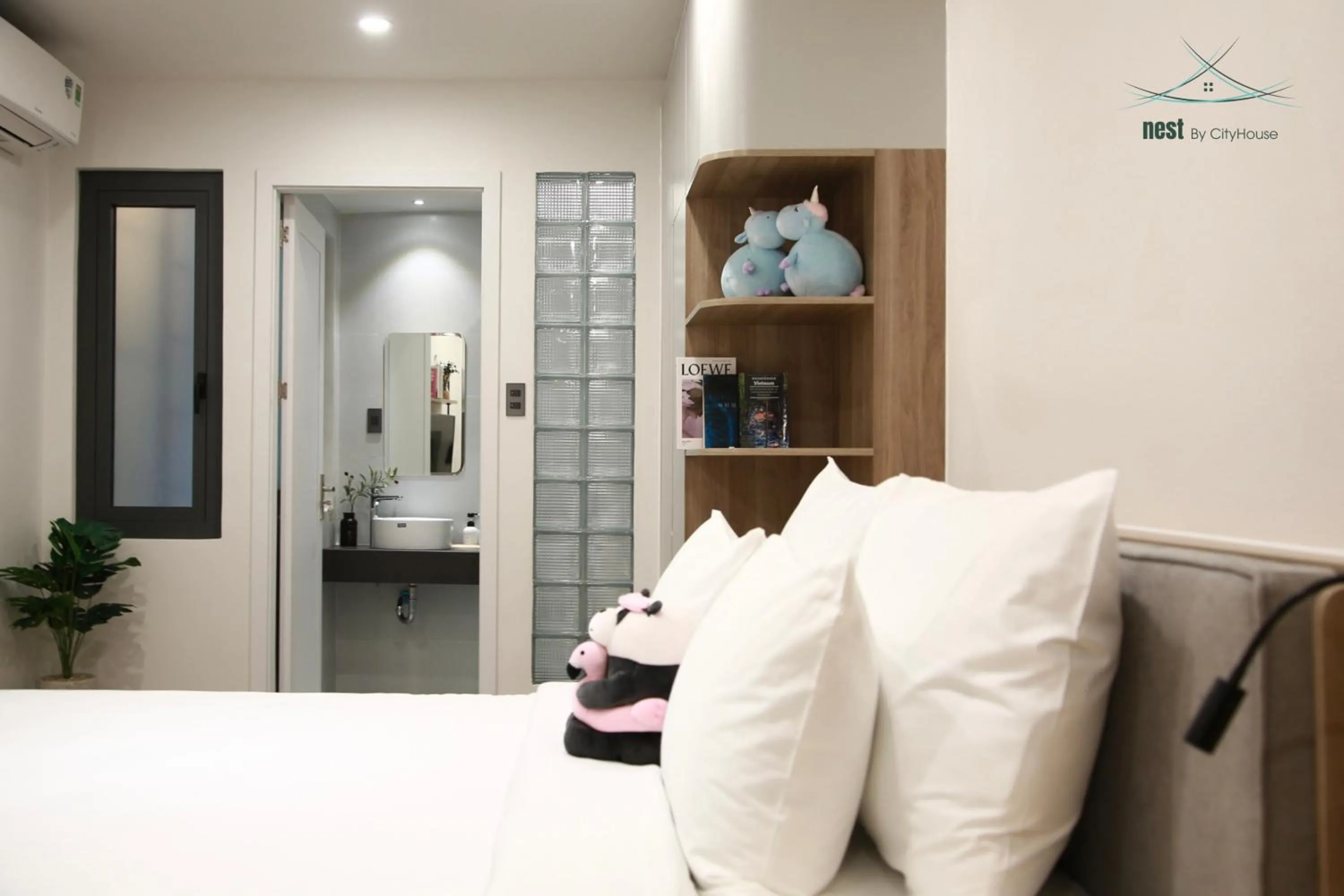 Bed in Cityhouse - Nest Minh Khai