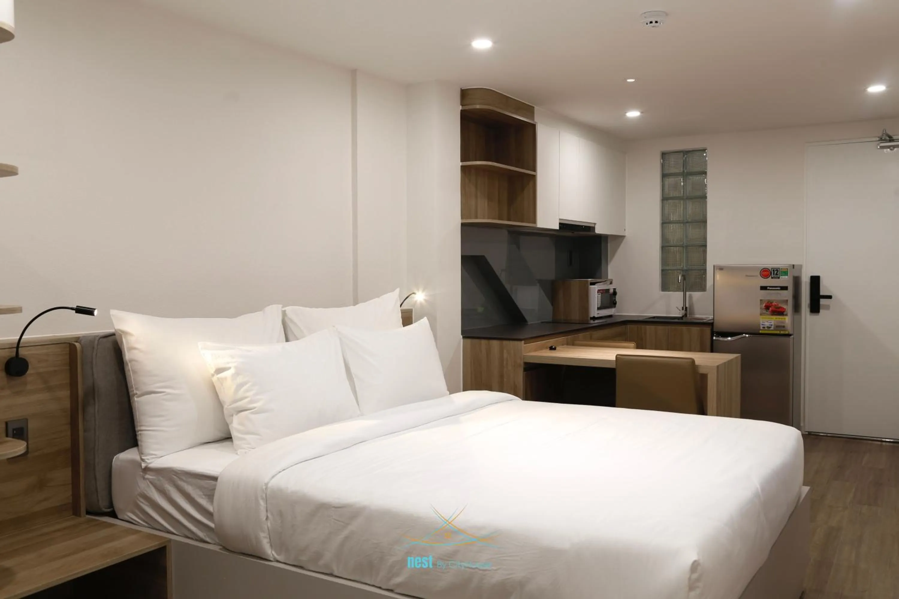 Bed in Cityhouse - Nest Minh Khai