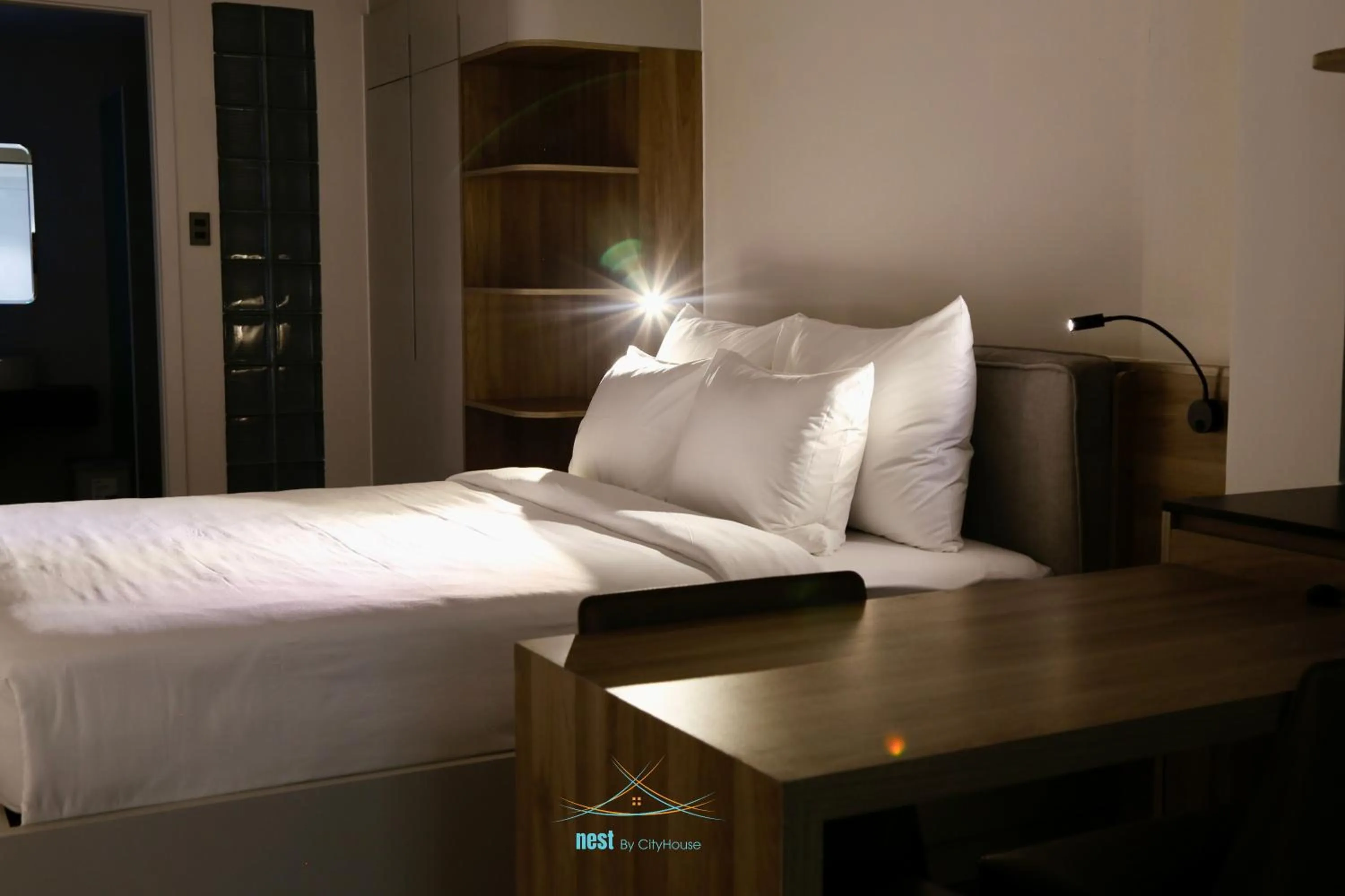 Bed in Cityhouse - Nest Minh Khai