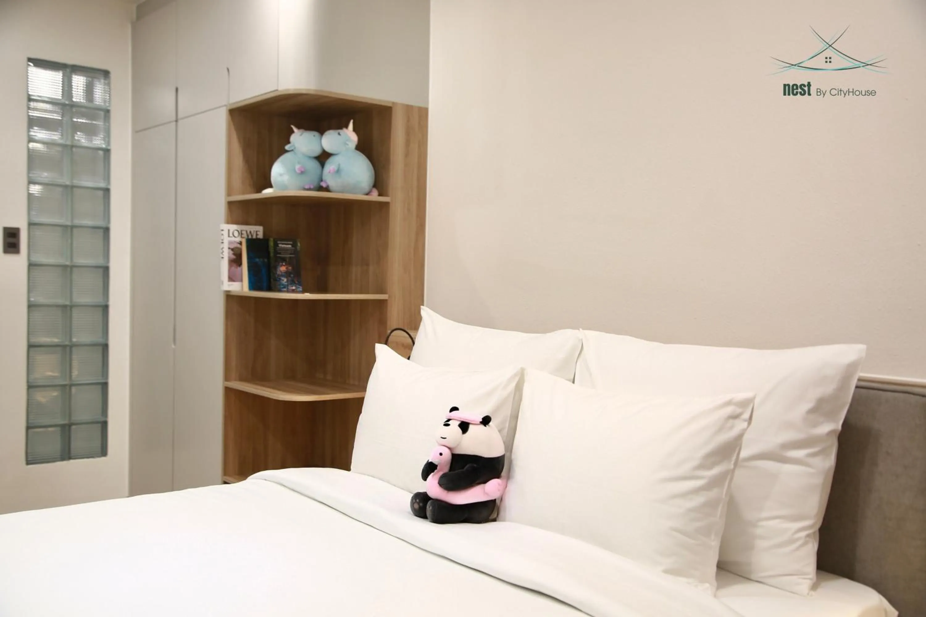 Photo of the whole room, Bed in Cityhouse - Nest Minh Khai