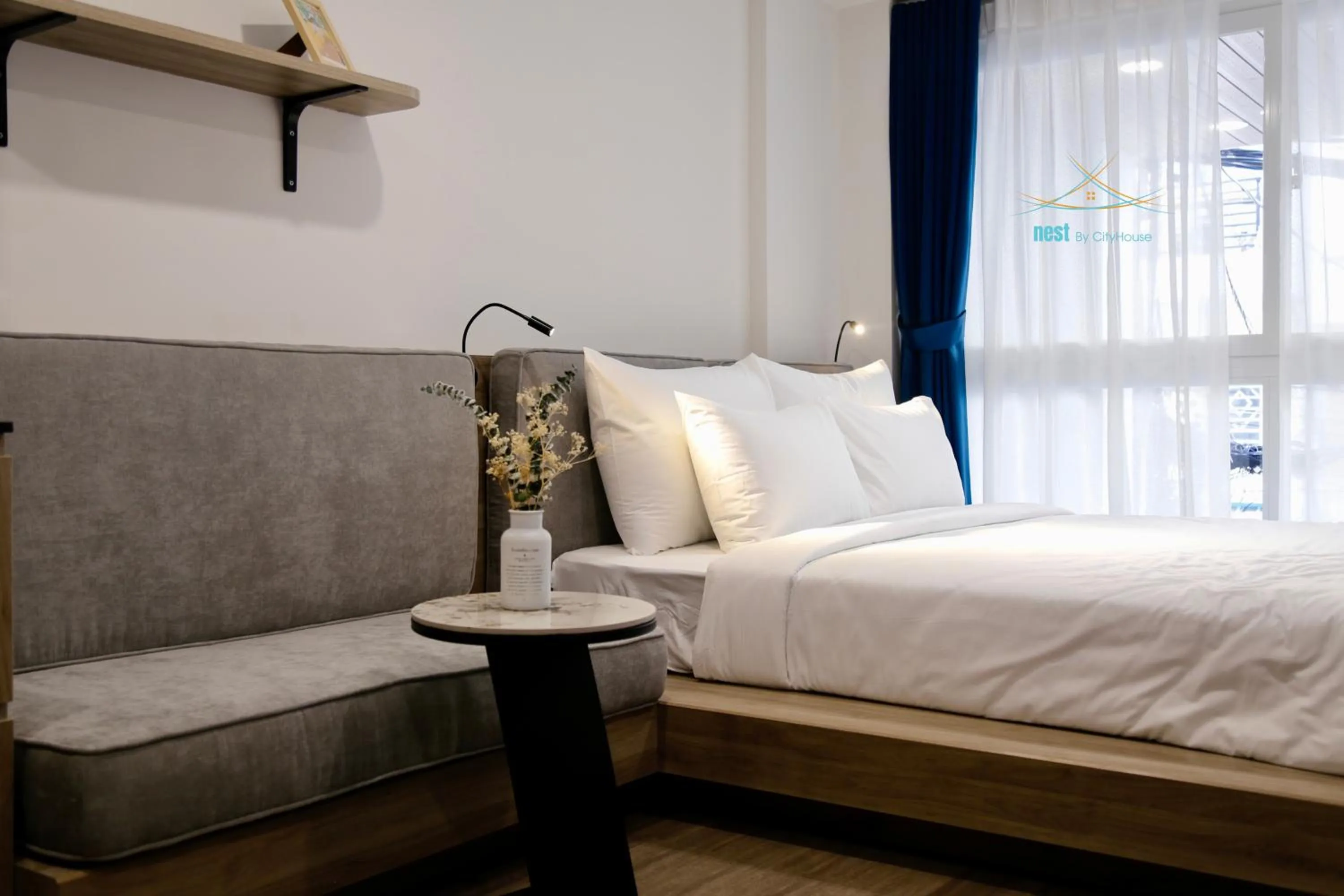 Bed in Cityhouse - Nest Minh Khai