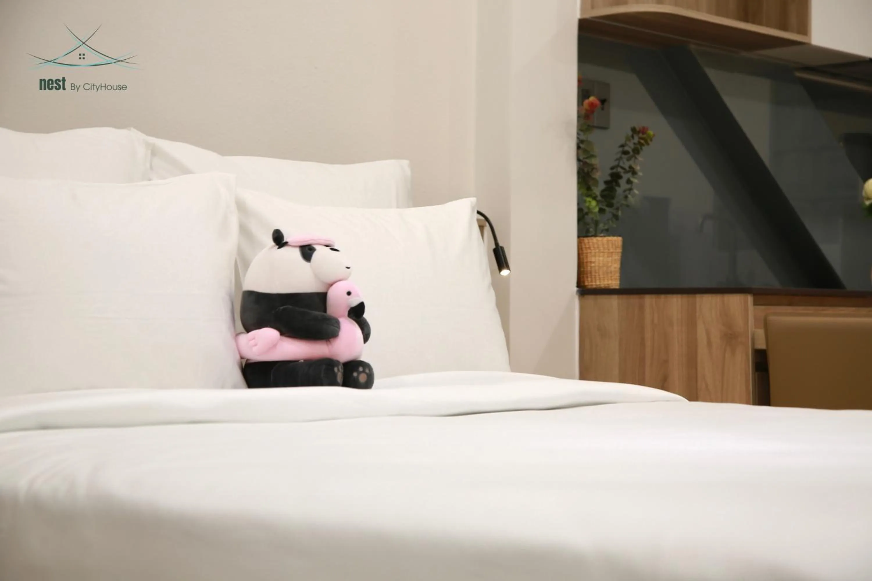 Bed in Cityhouse - Nest Minh Khai