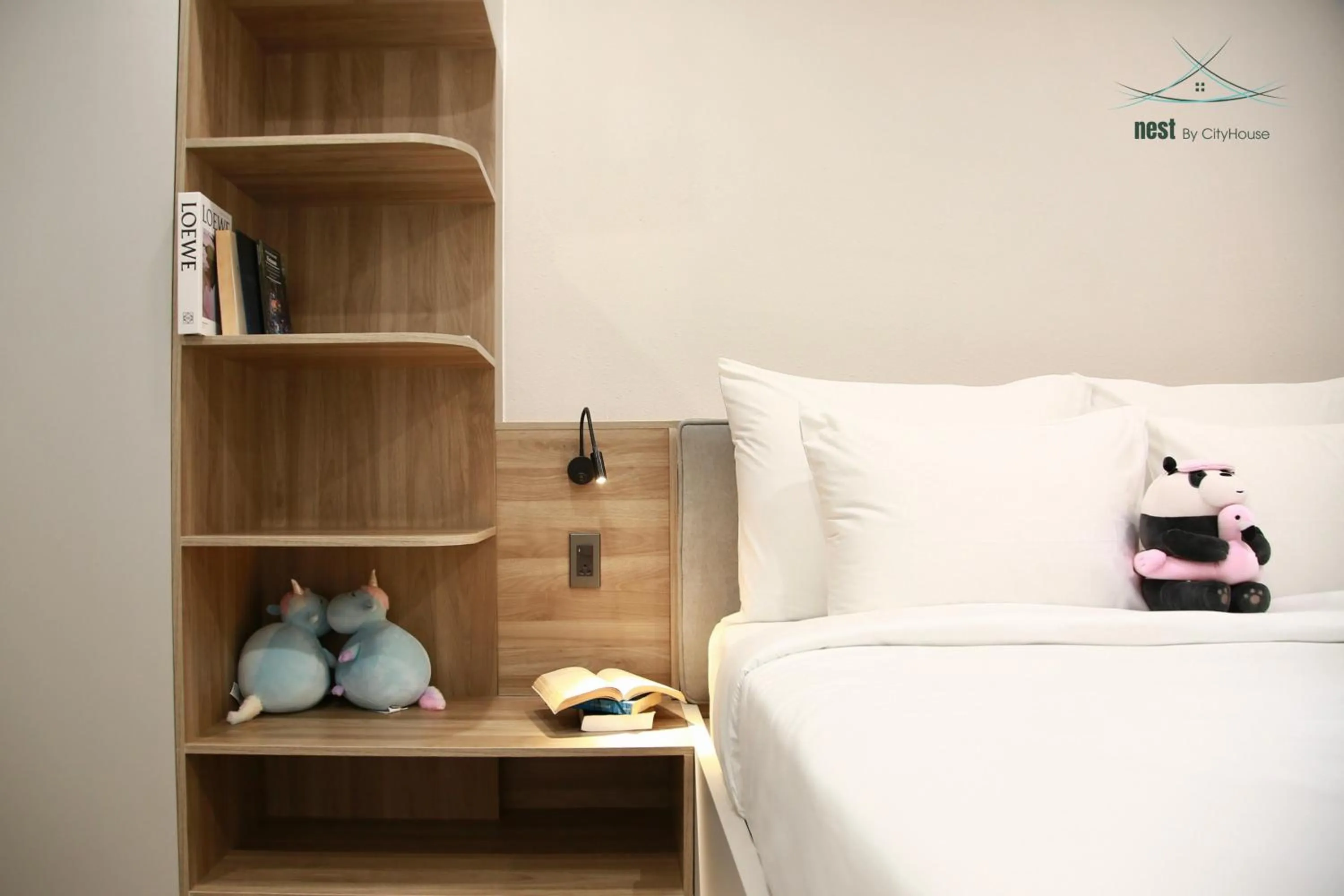 Bed in Cityhouse - Nest Minh Khai