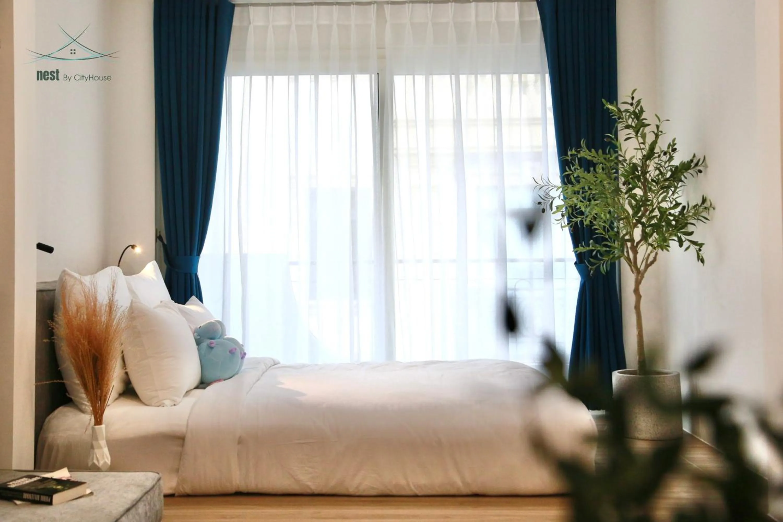 Bed in Cityhouse - Nest Minh Khai