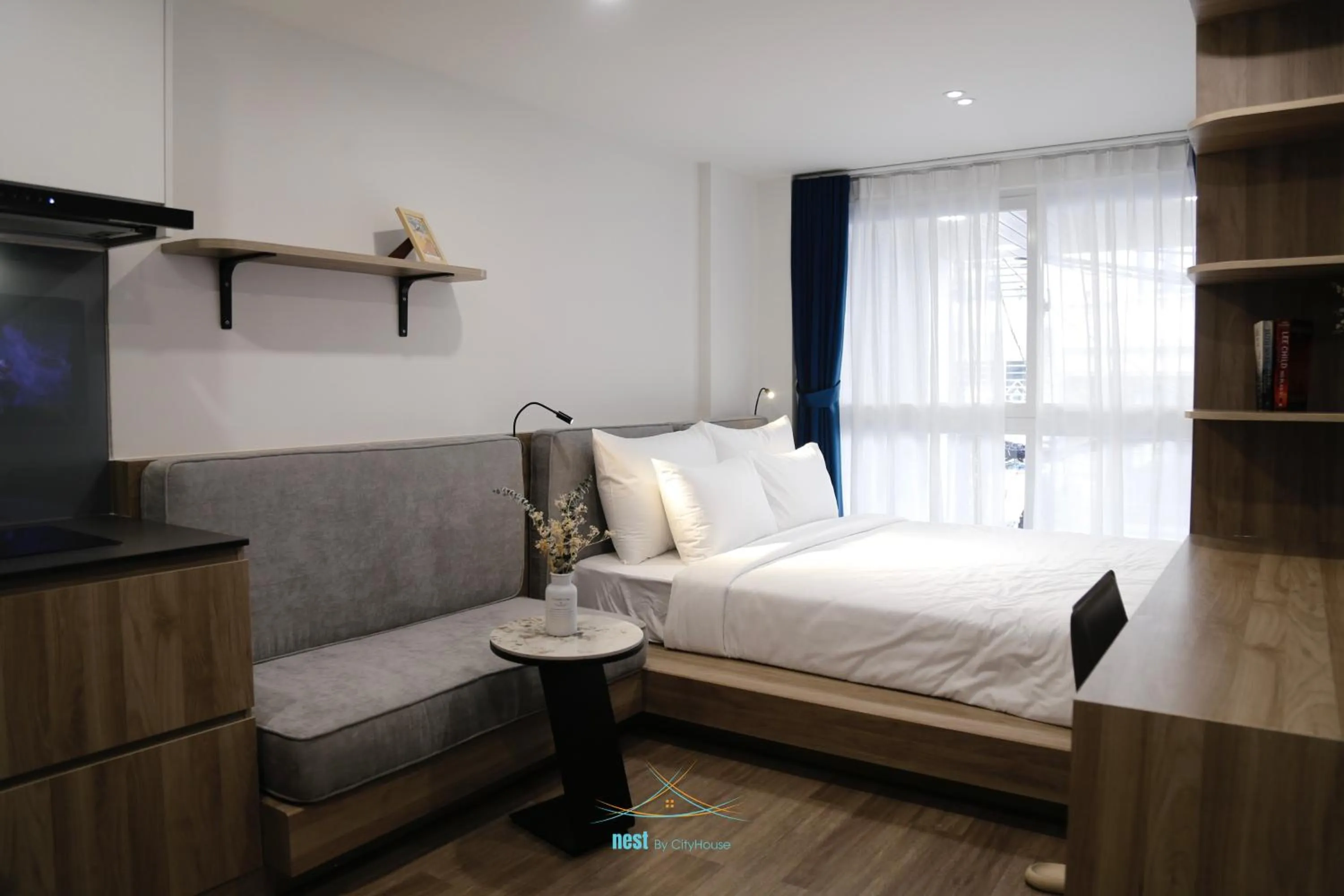 Bed in Cityhouse - Nest Minh Khai