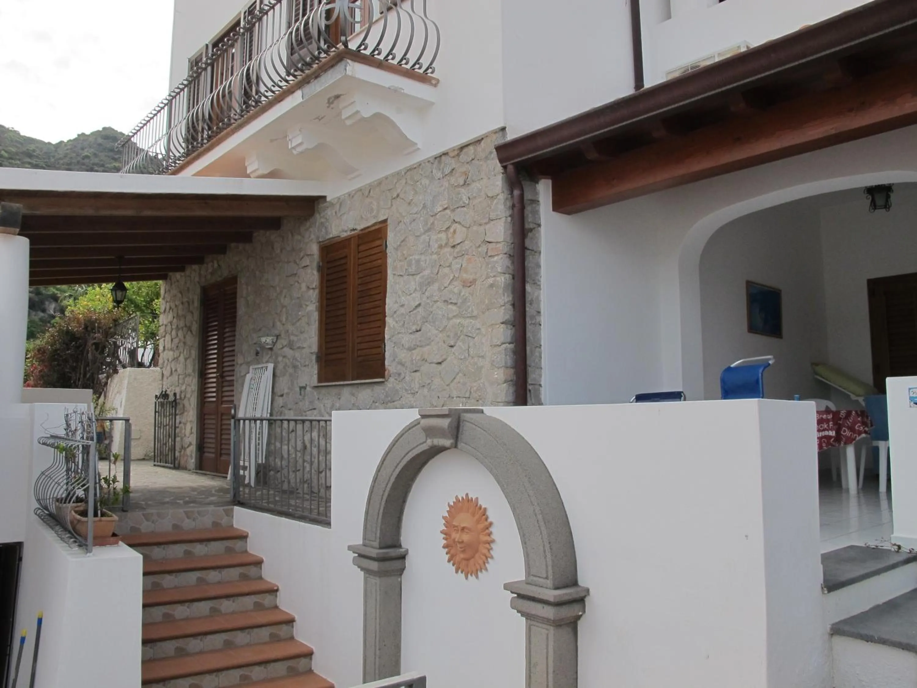 Patio in Hotel Residence La Villetta