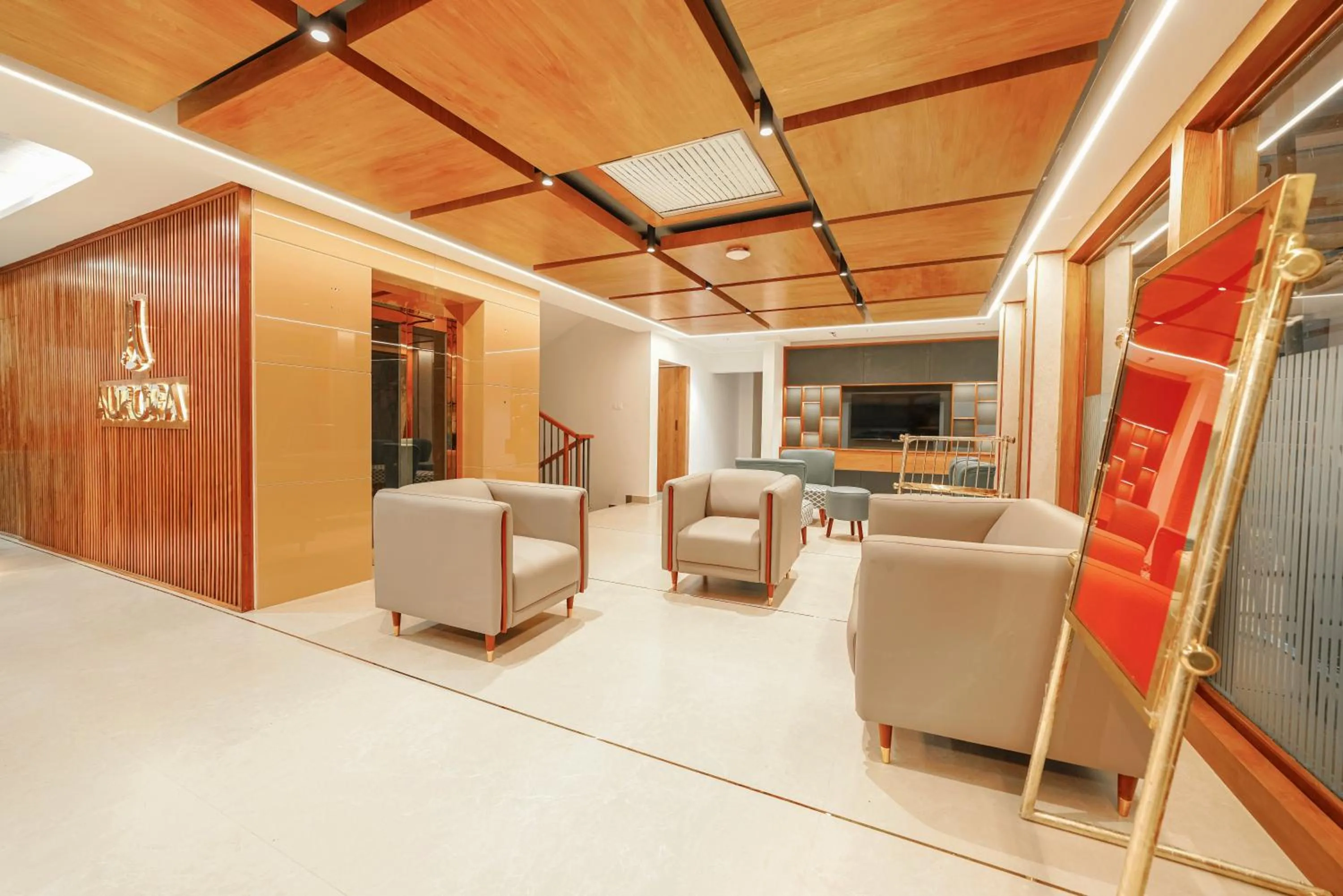 Seating area in Aurora Hotels and Resorts