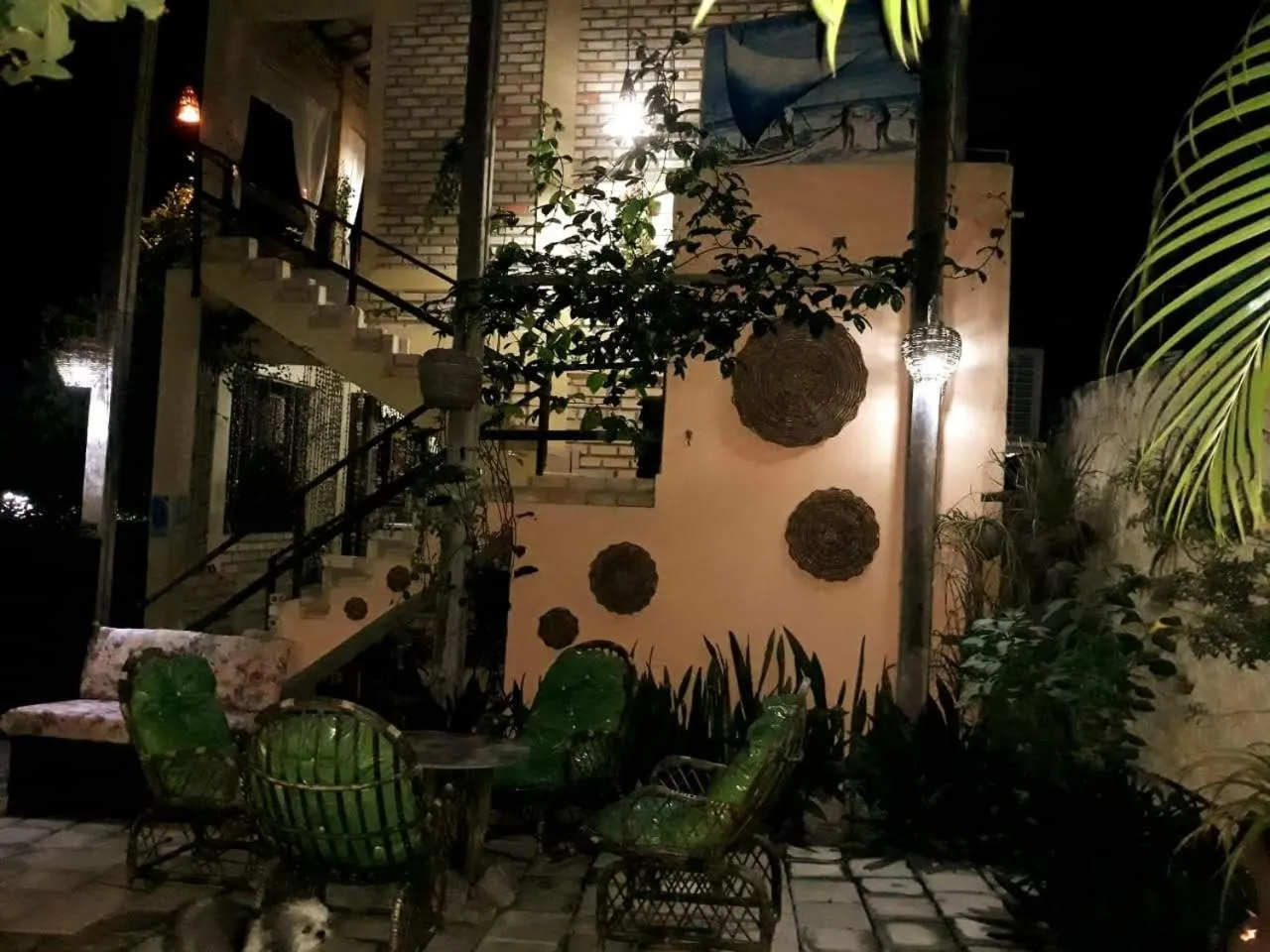 Garden view in Pousada Mar e Sol