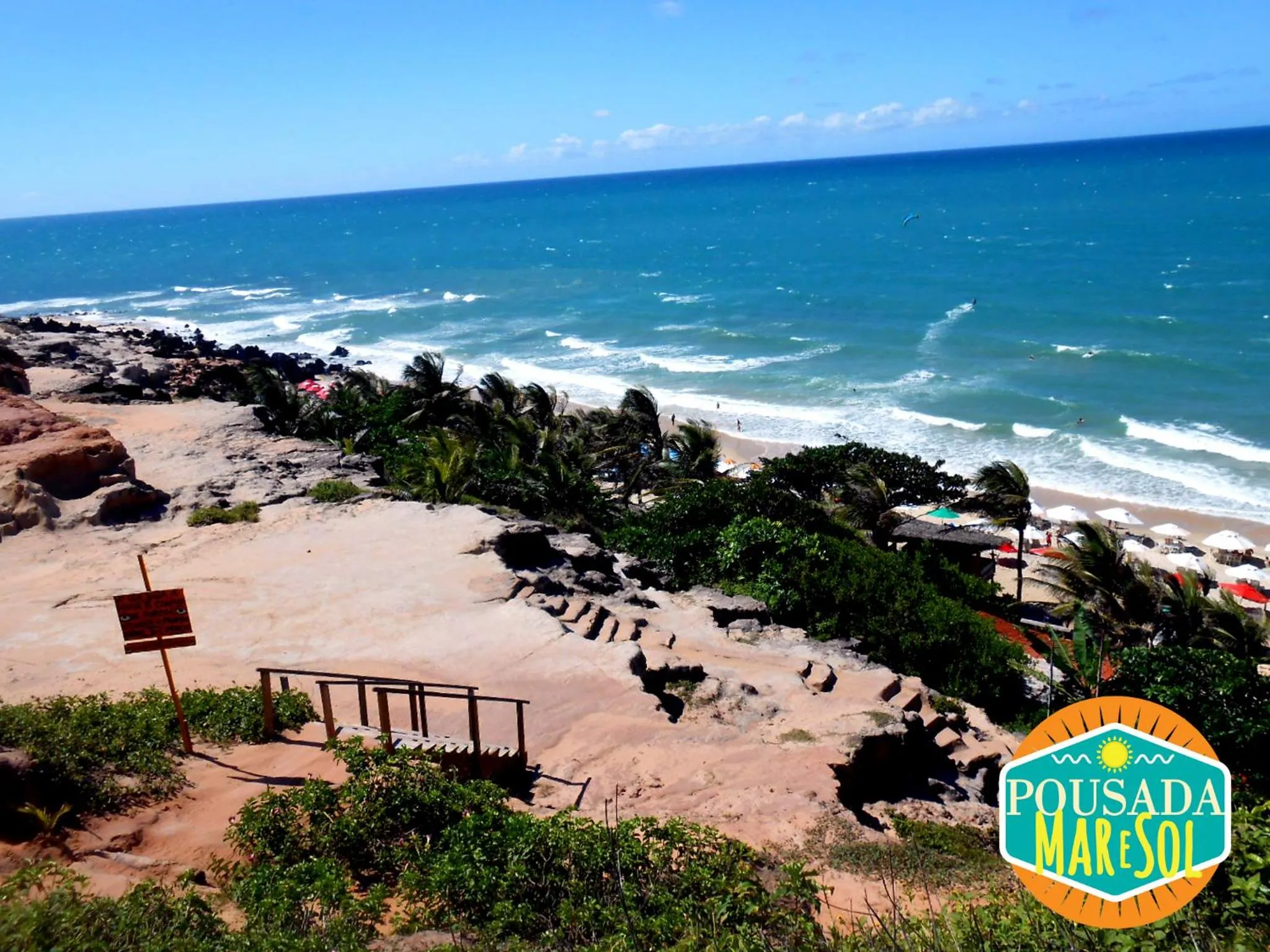 Beach in Pousada Mar e Sol