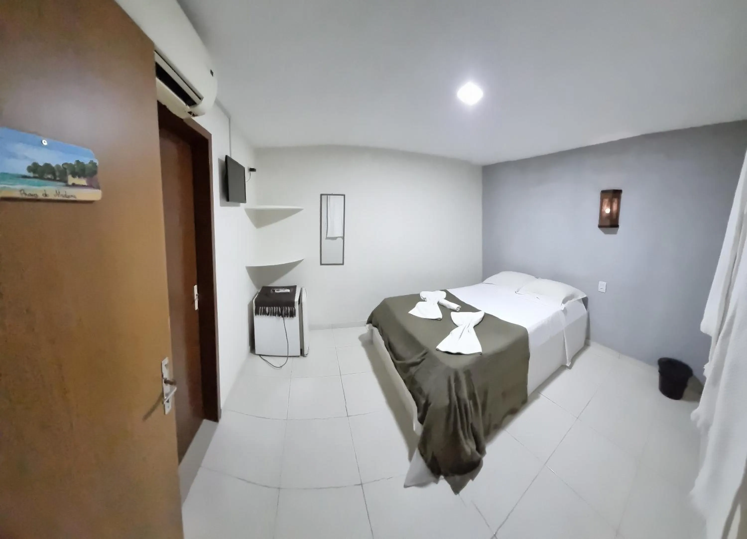 Bed in Pousada Mar e Sol