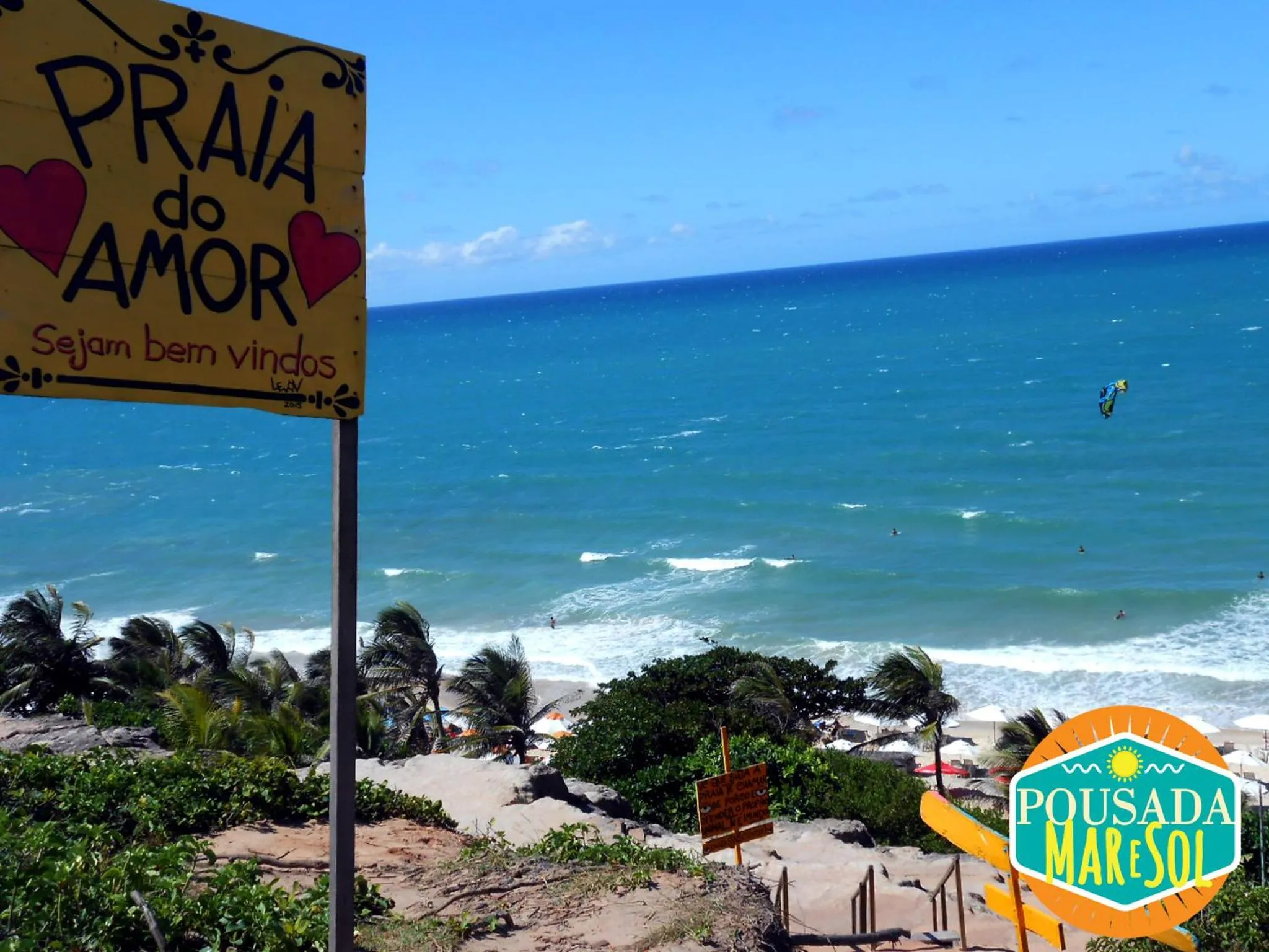 Beach in Pousada Mar e Sol