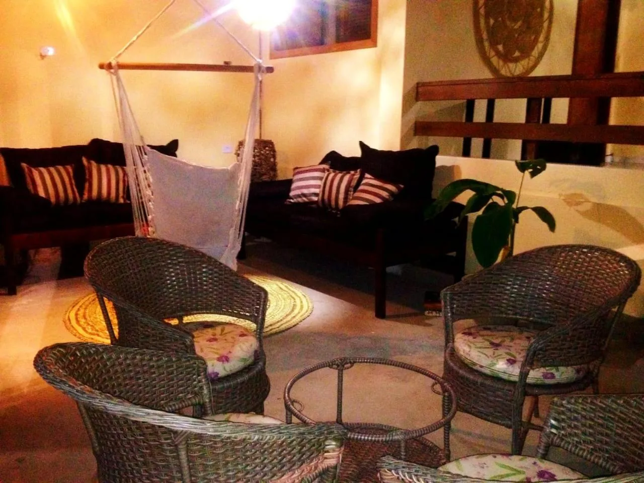 Balcony/Terrace, Bed in Pousada Mar e Sol