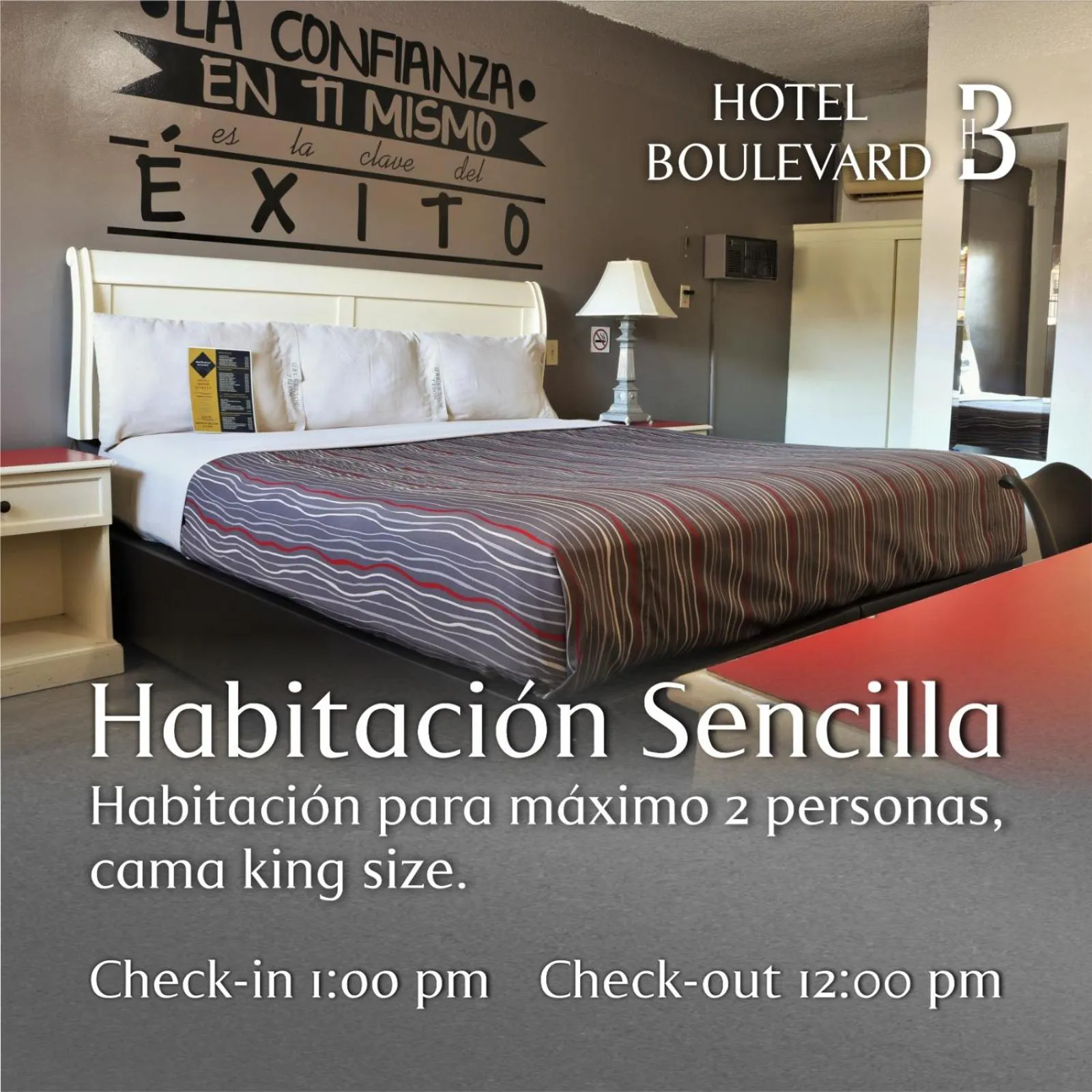 Photo of the whole room, Bed in Hotel Boulevard Mexicali