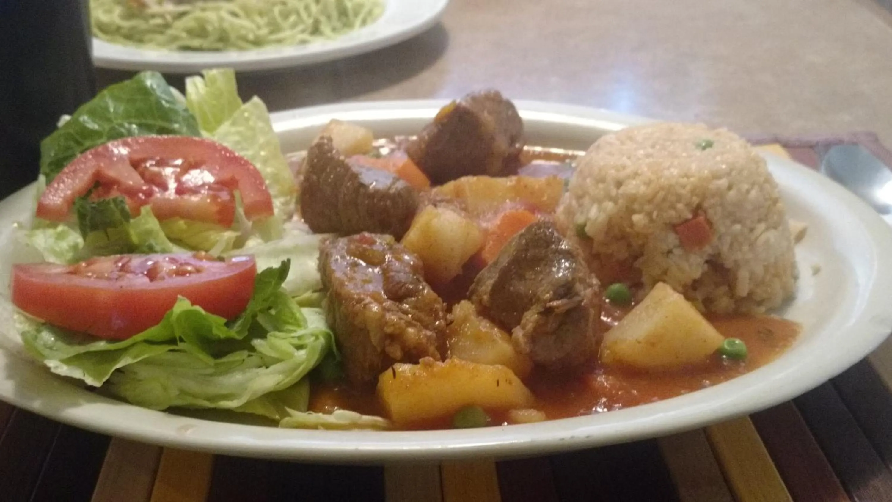 Food in Hotel Azteca de Oro Mexicali