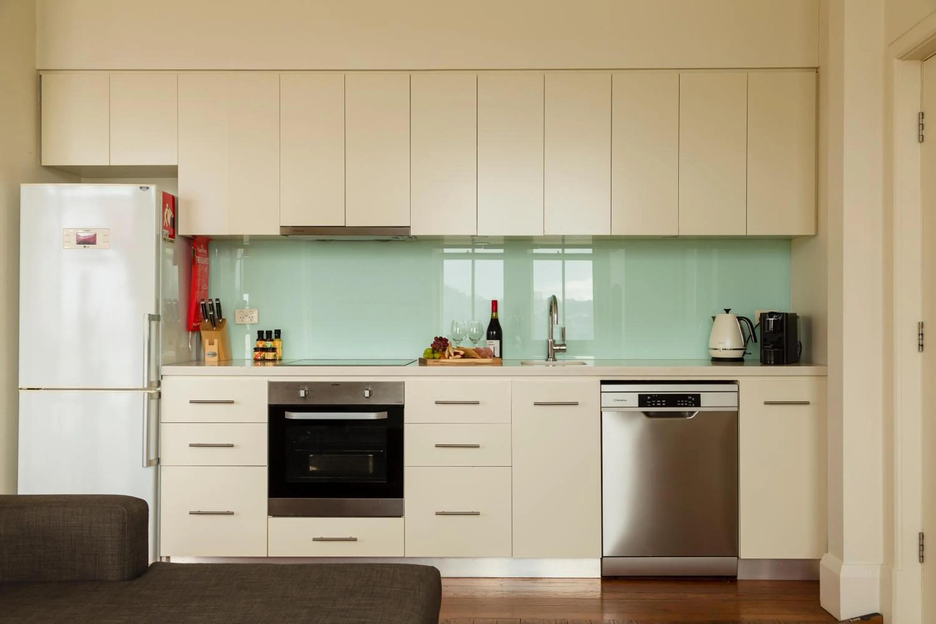Kitchen or kitchenette in Cockatoo Island Accommodation
