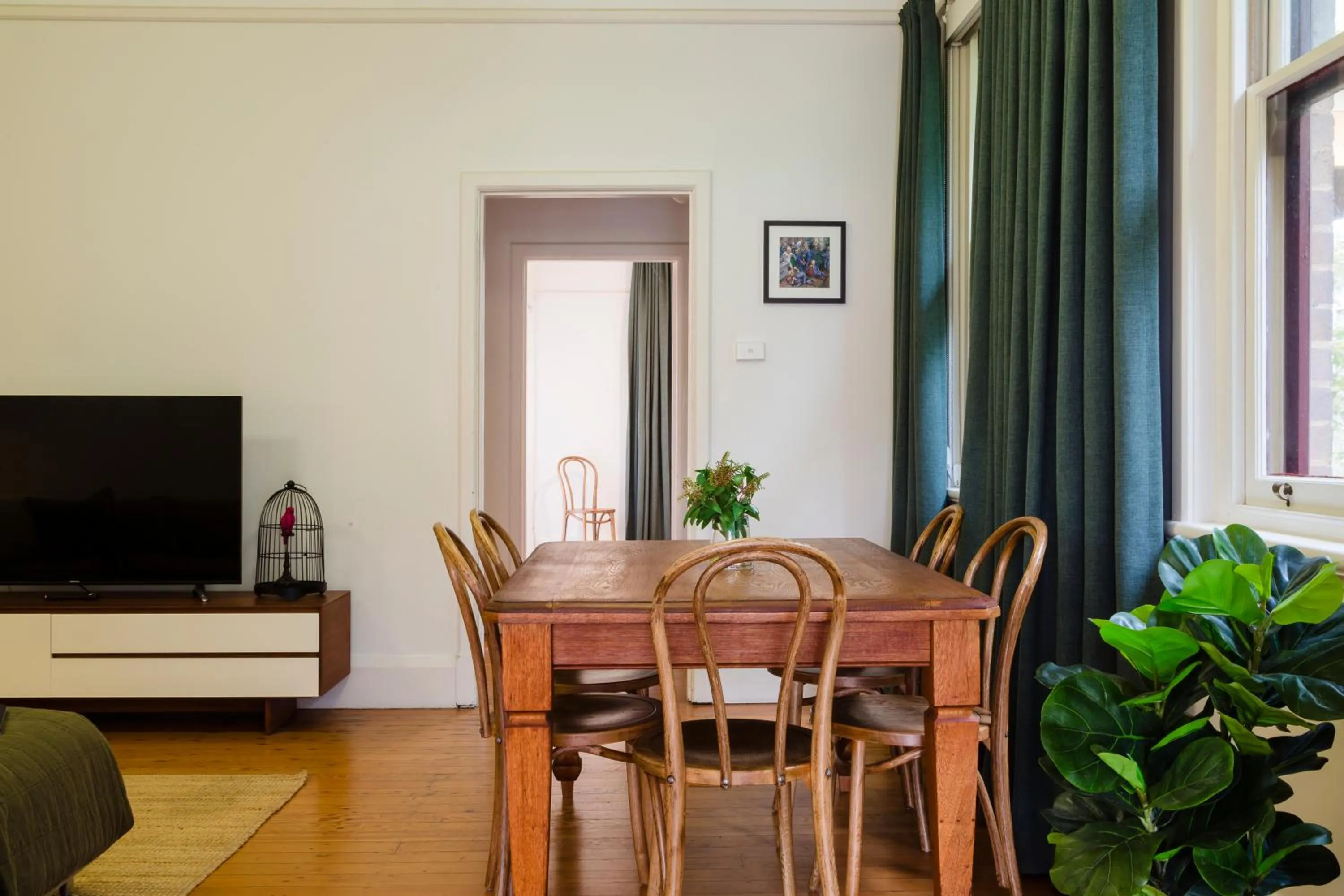 Living room in Cockatoo Island Accommodation