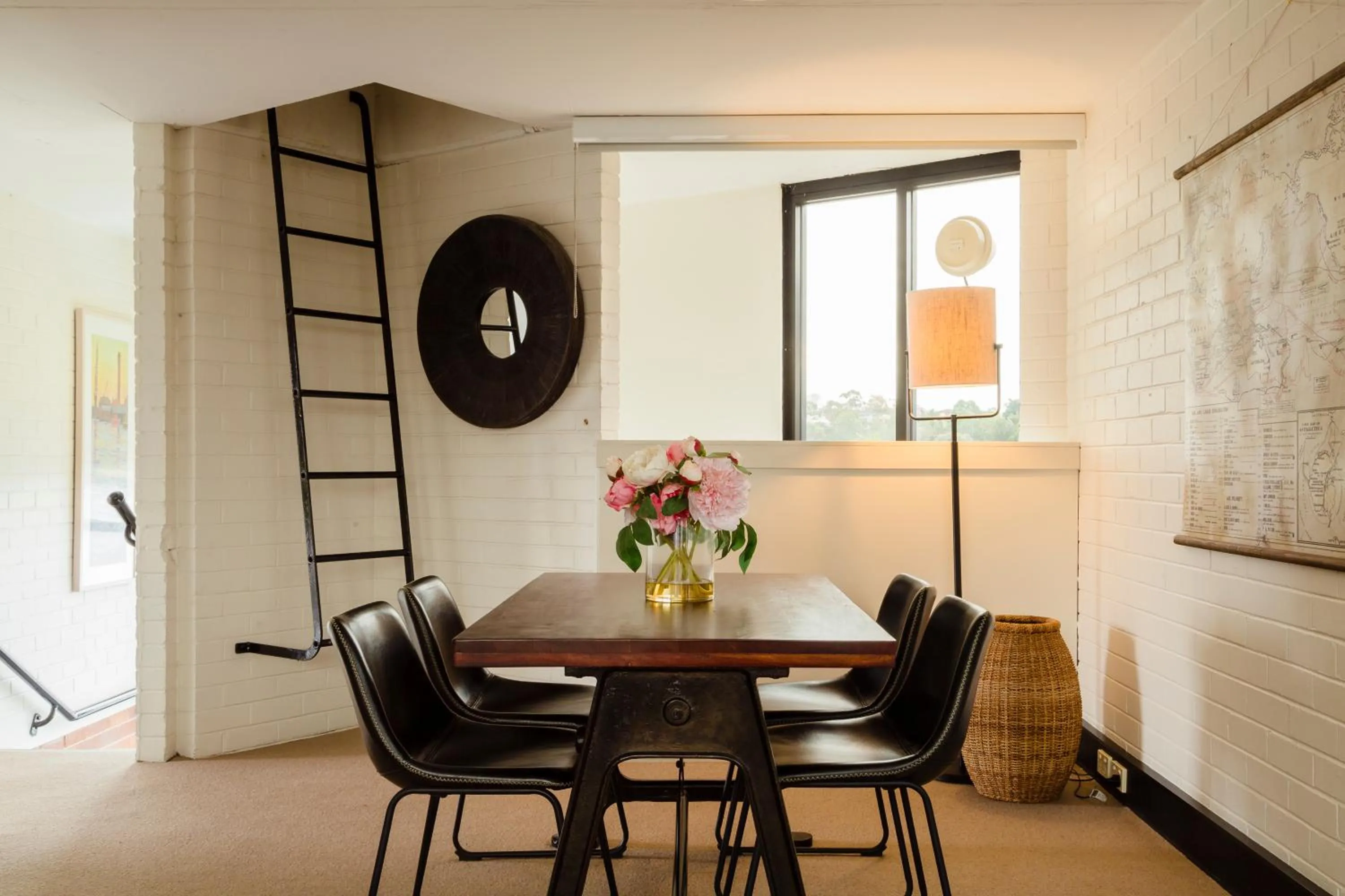 Dining area in Cockatoo Island Accommodation