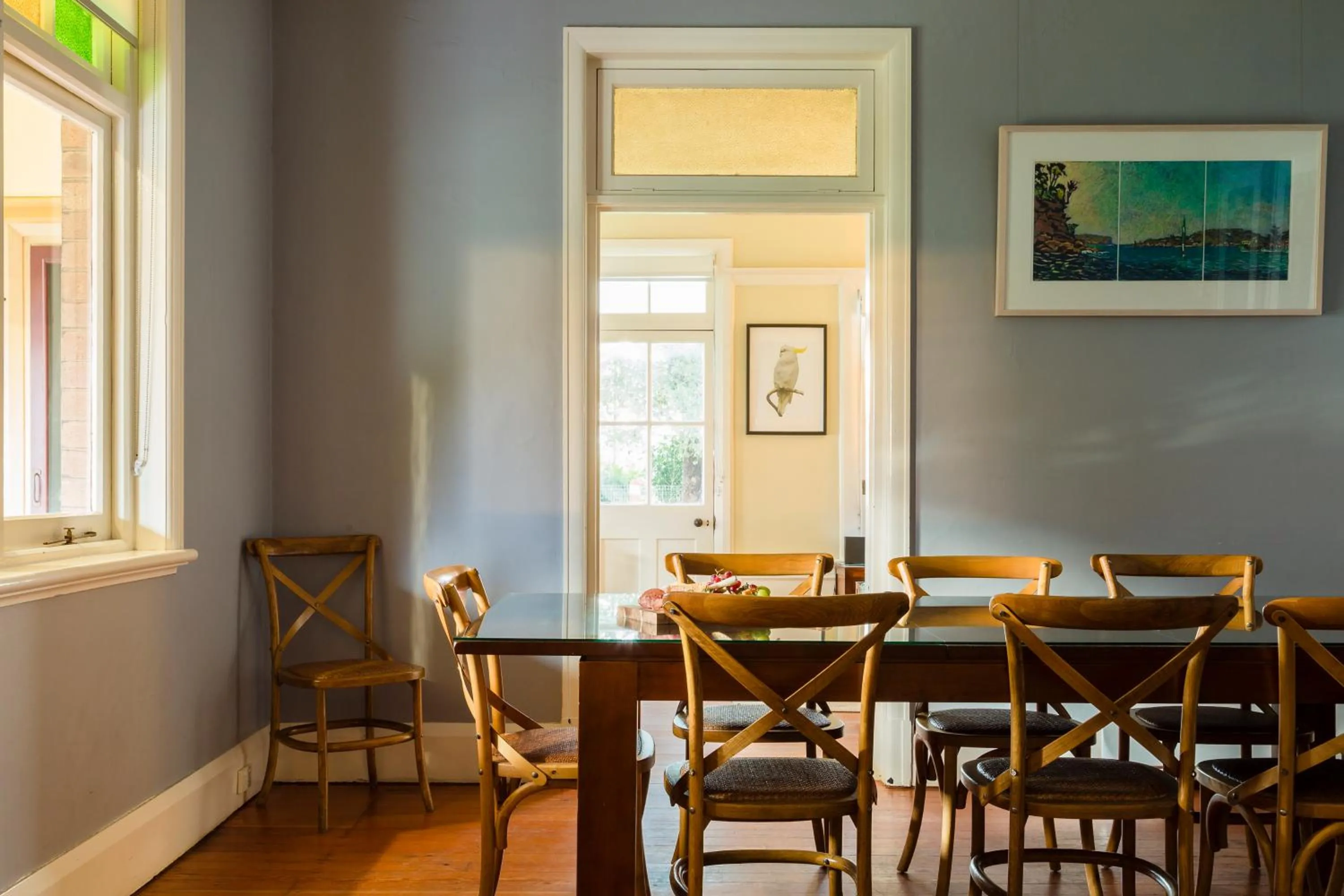 Dining area in Cockatoo Island Accommodation