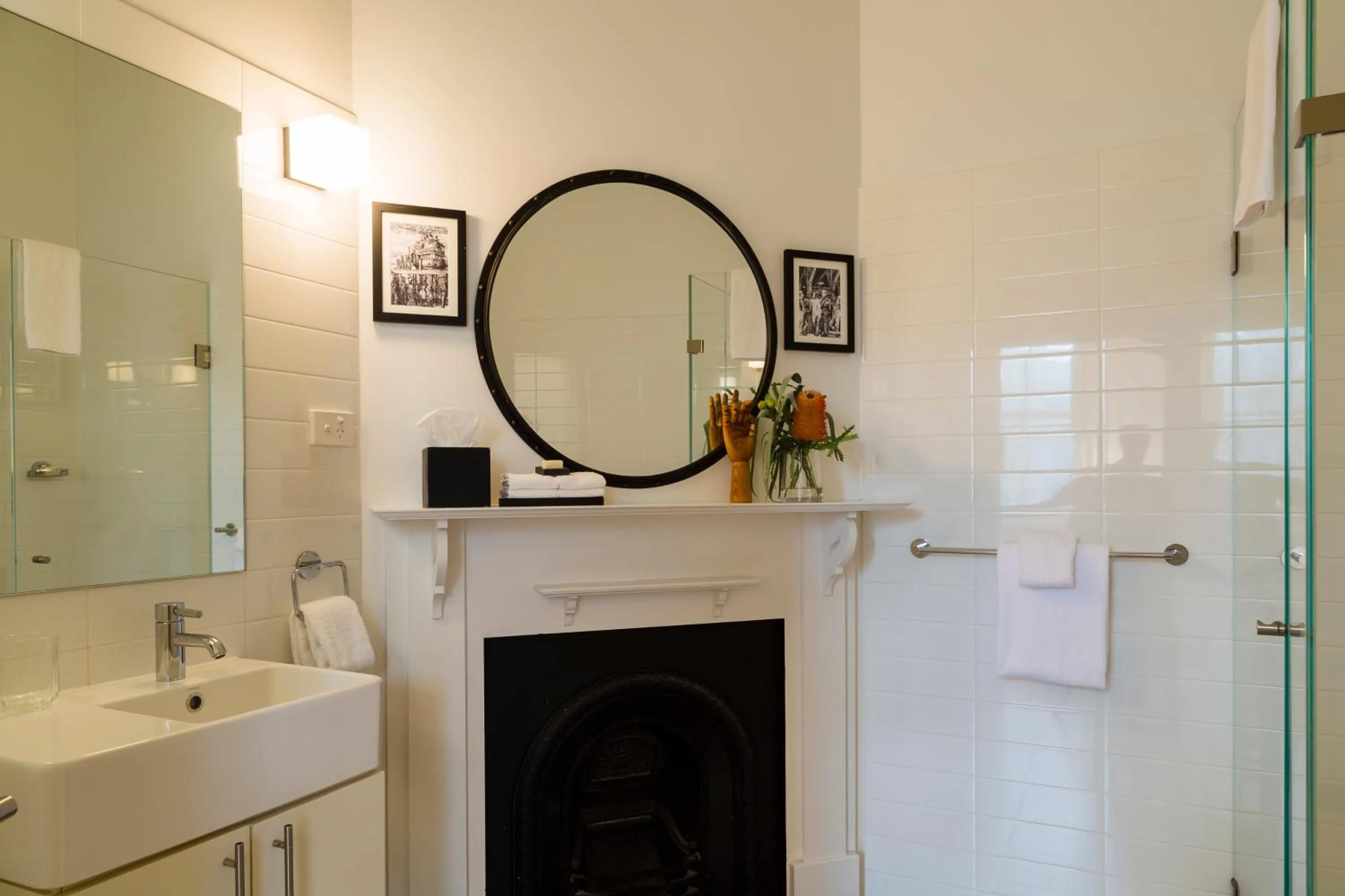 Bathroom in Cockatoo Island Accommodation