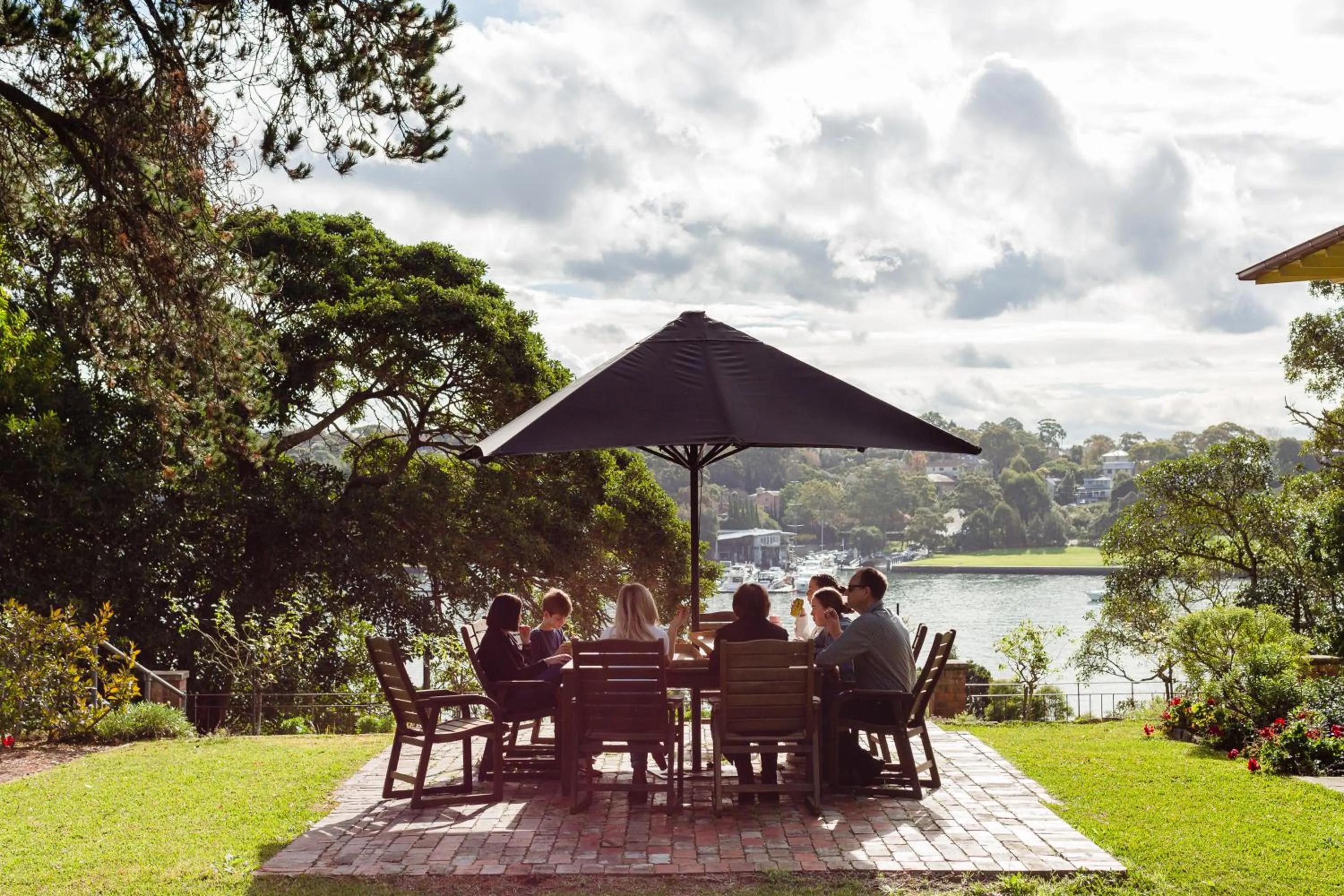 Garden in Cockatoo Island Accommodation