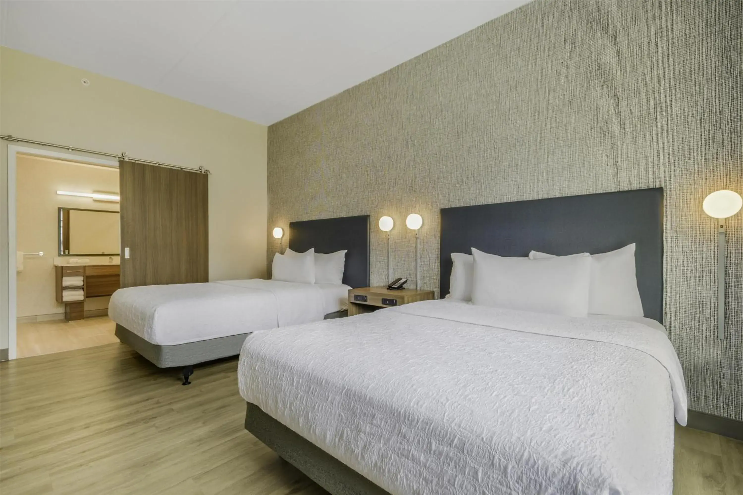 Suite with Two Queen Beds and Tub - Mobility Accessible in Home2 Suites By Hilton Cincinnati Midtown Oakley Suite with Two Queen Beds and Tub - Mobility Accessible in Home2 Suites By Hilton Cincinnati Midtown Oakley