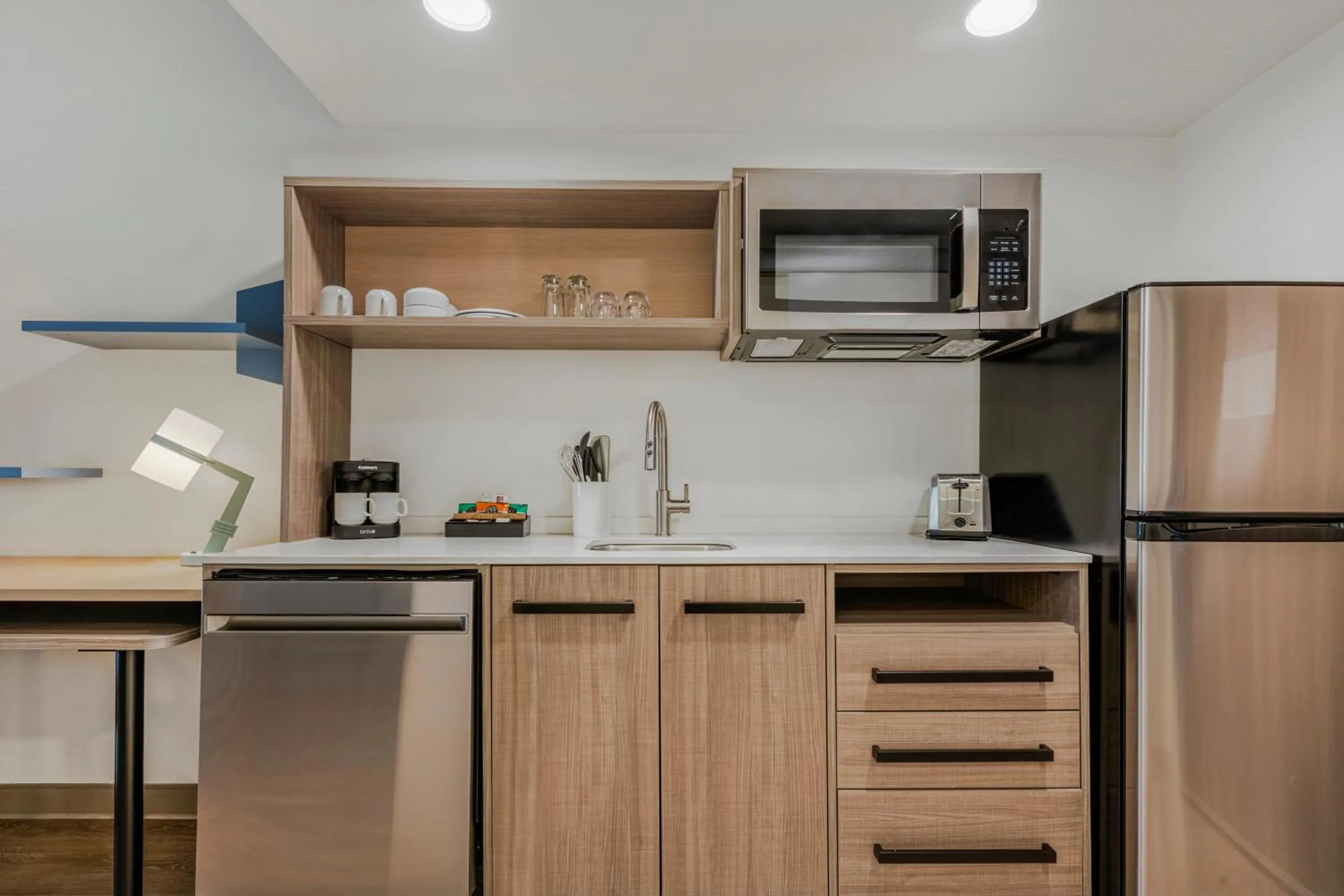 kitchen in Home2 Suites By Hilton Boone