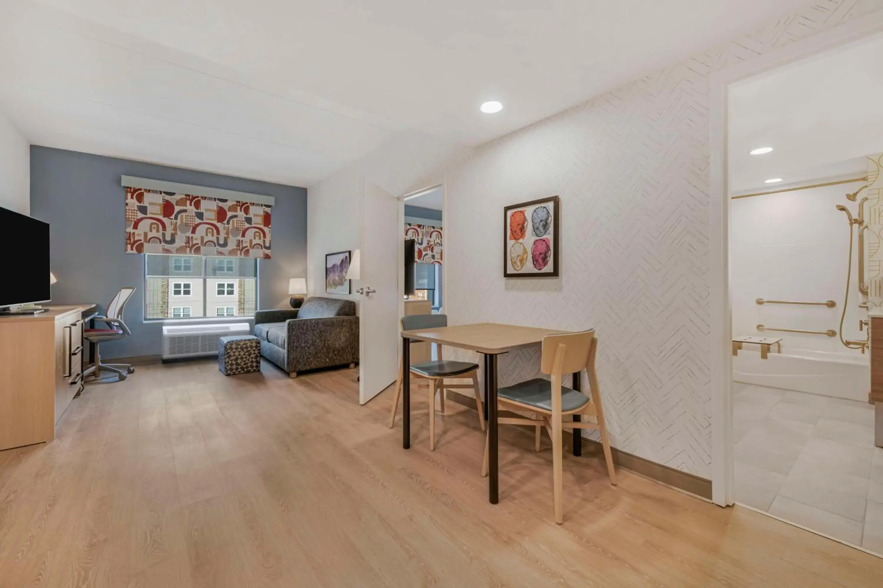 Living room in Home2 Suites By Hilton Boone Living room in Home2 Suites By Hilton Boone