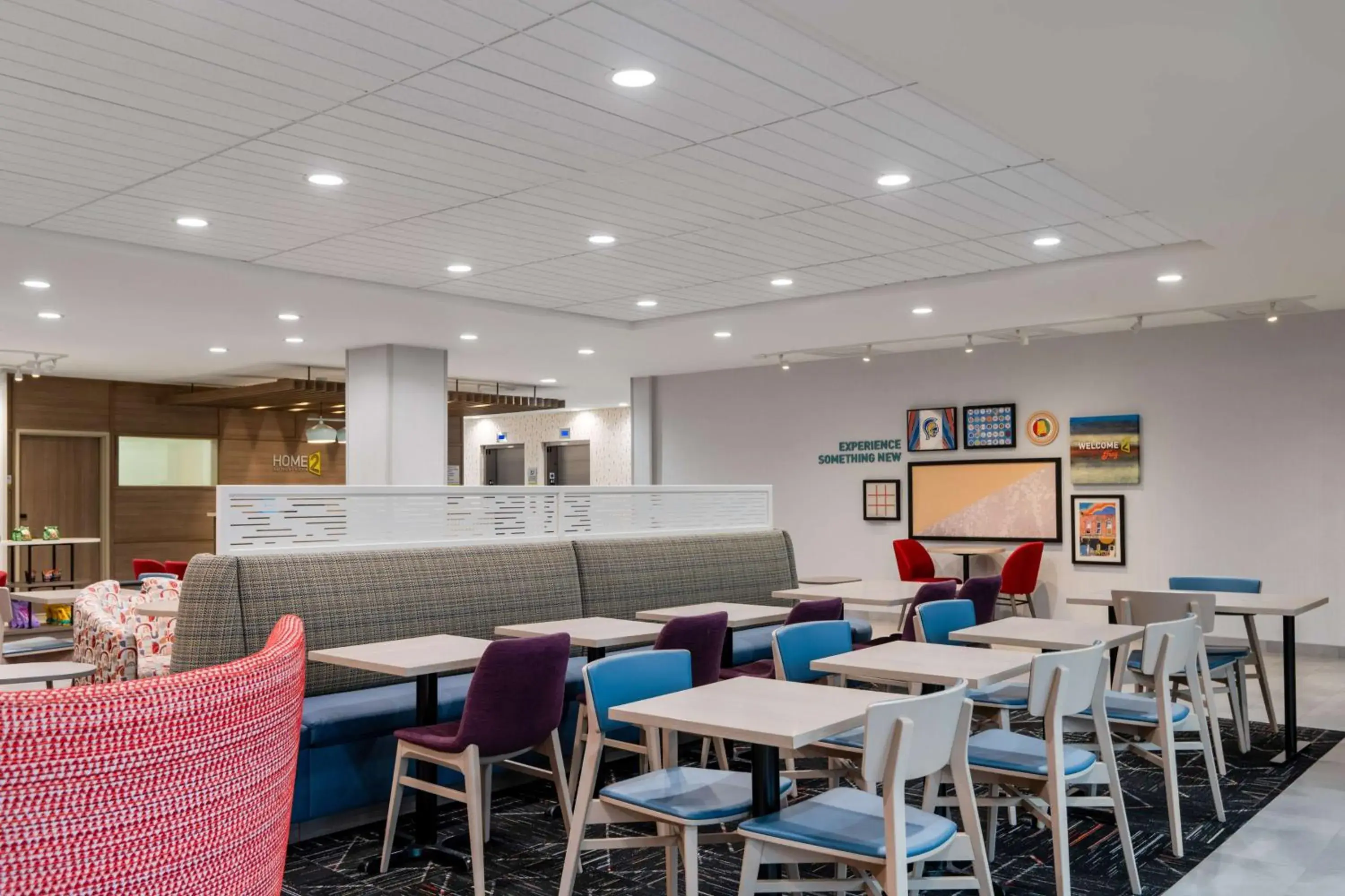 Lobby or reception in Home2 Suites By Hilton Troy, Al Lobby or reception in Home2 Suites By Hilton Troy, Al